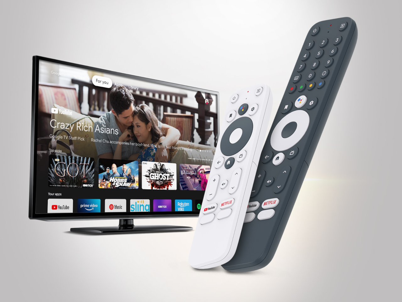 Google TV G32，Solar Remote Control，indoor photovoltaic，Environmental remote control，Key Layout，