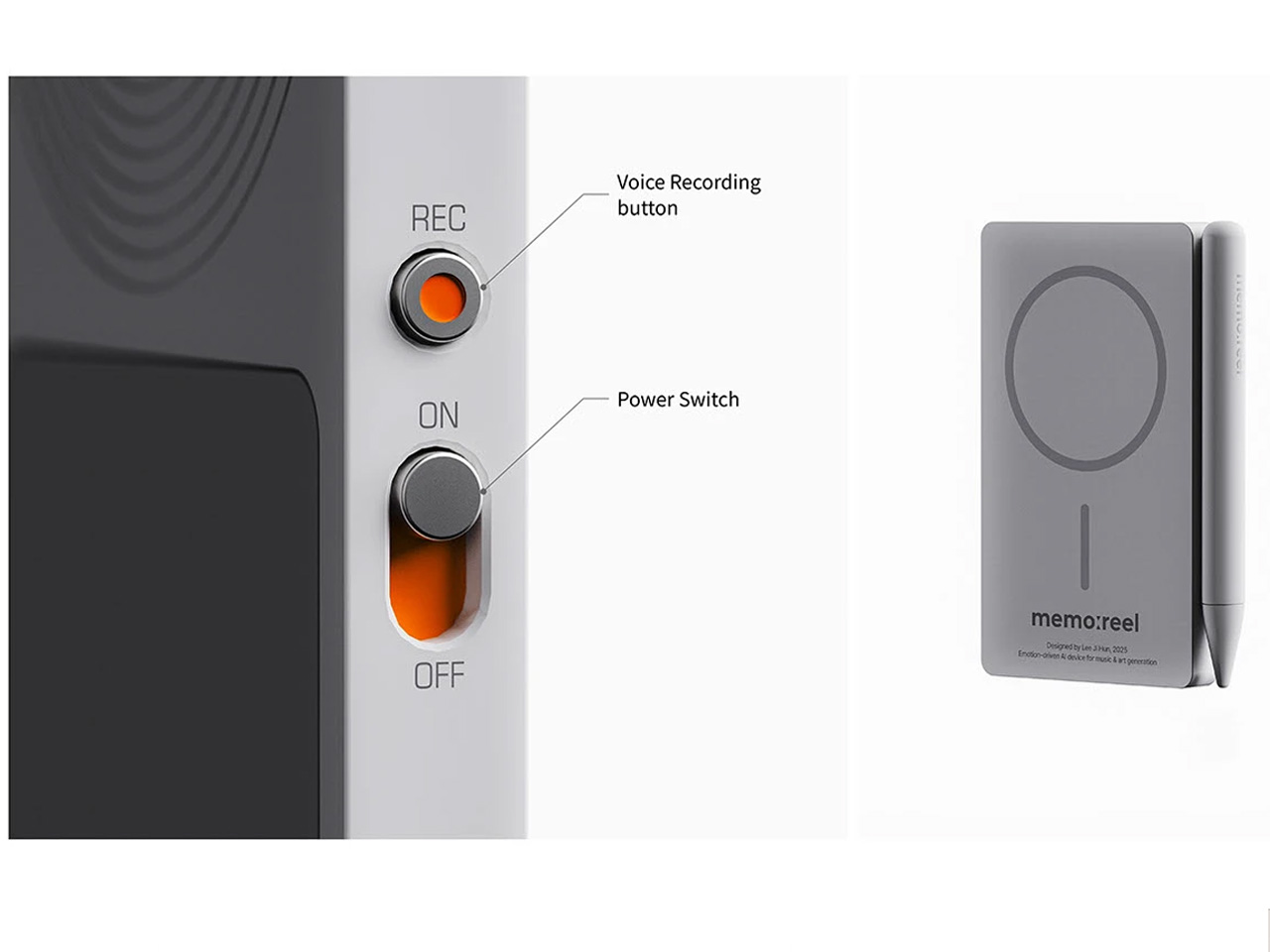 Memoreel，Emotional AI，Emotion Record，Artistic Generation，Retro Tape Drive，