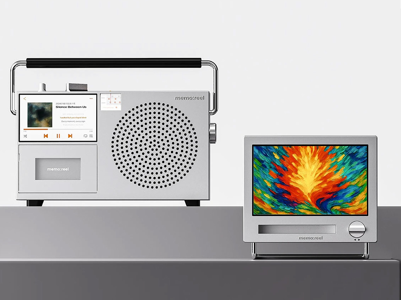 Memoreel，Emotional AI，Emotion Record，Artistic Generation，Retro Tape Drive，