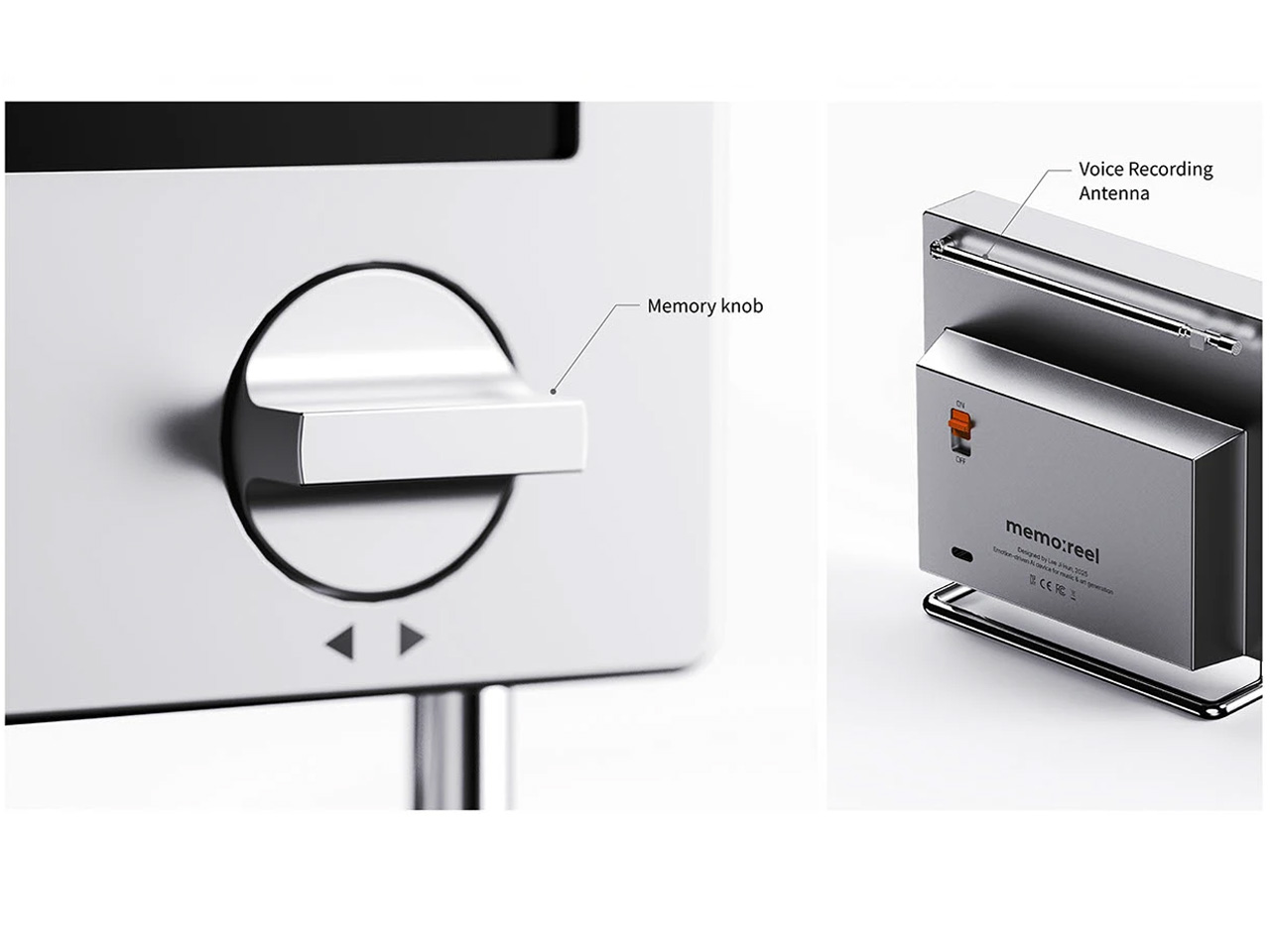 Memoreel，Emotional AI，Emotion Record，Artistic Generation，Retro Tape Drive，