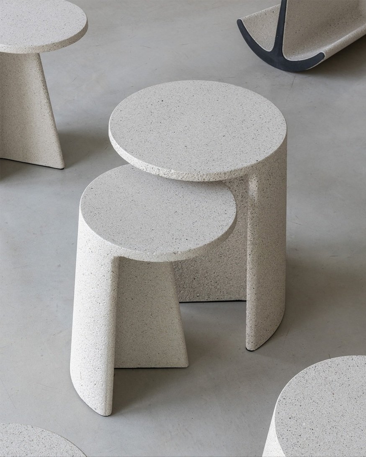 Magic，Concrete furniture，Ancora，Sculpture furniture，Anchor base，