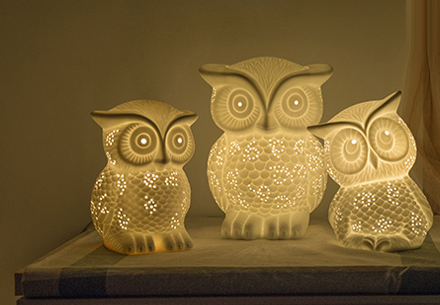 Night light，life，ceramics，