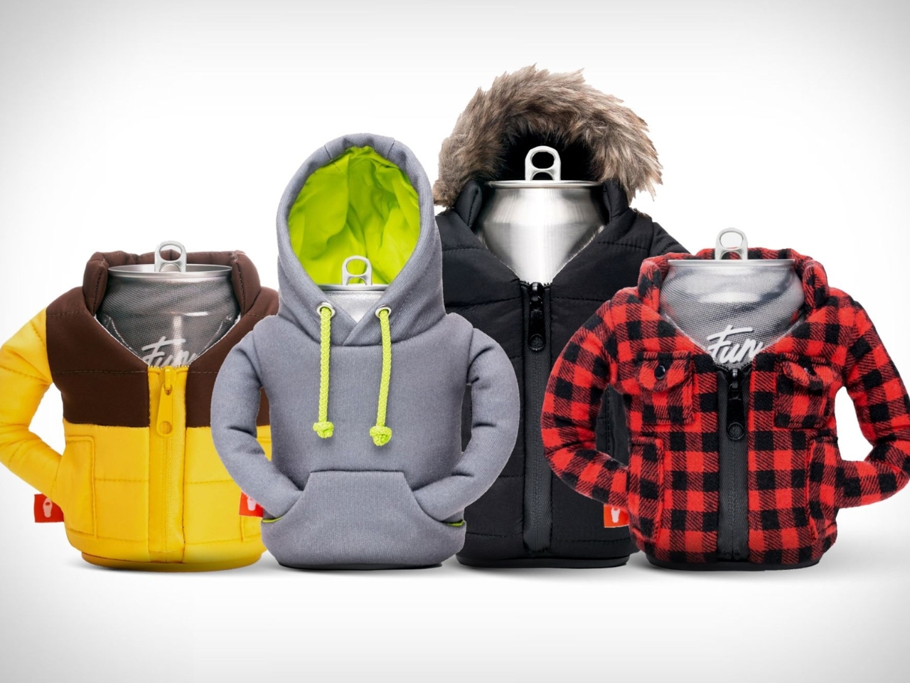 Puffin，Thermos cup sleeve，Down jacket design，Portable cup cover，Cute design，