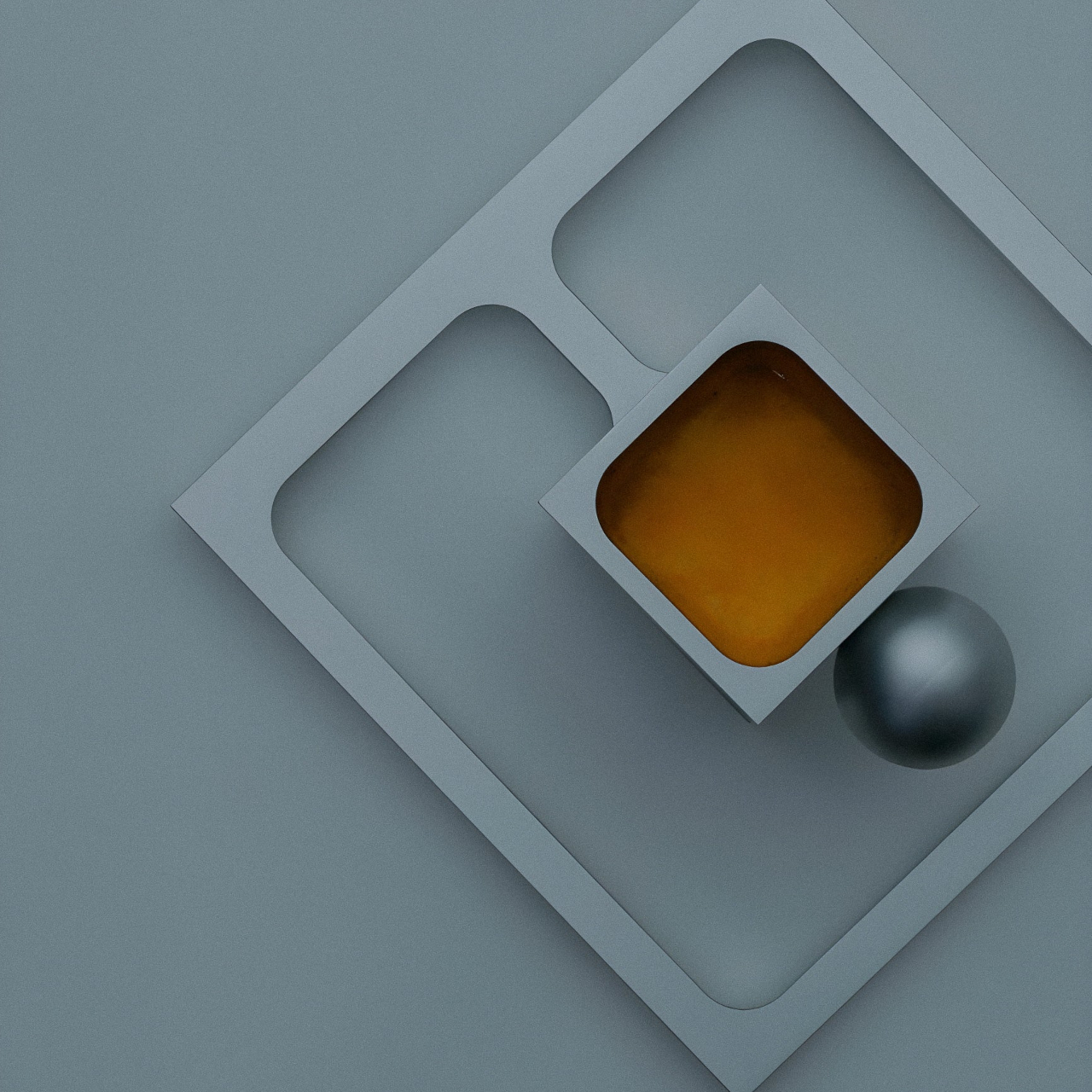 UNAVELA，6061 aluminum，geometric tableware，matte anodized，coffee cup，