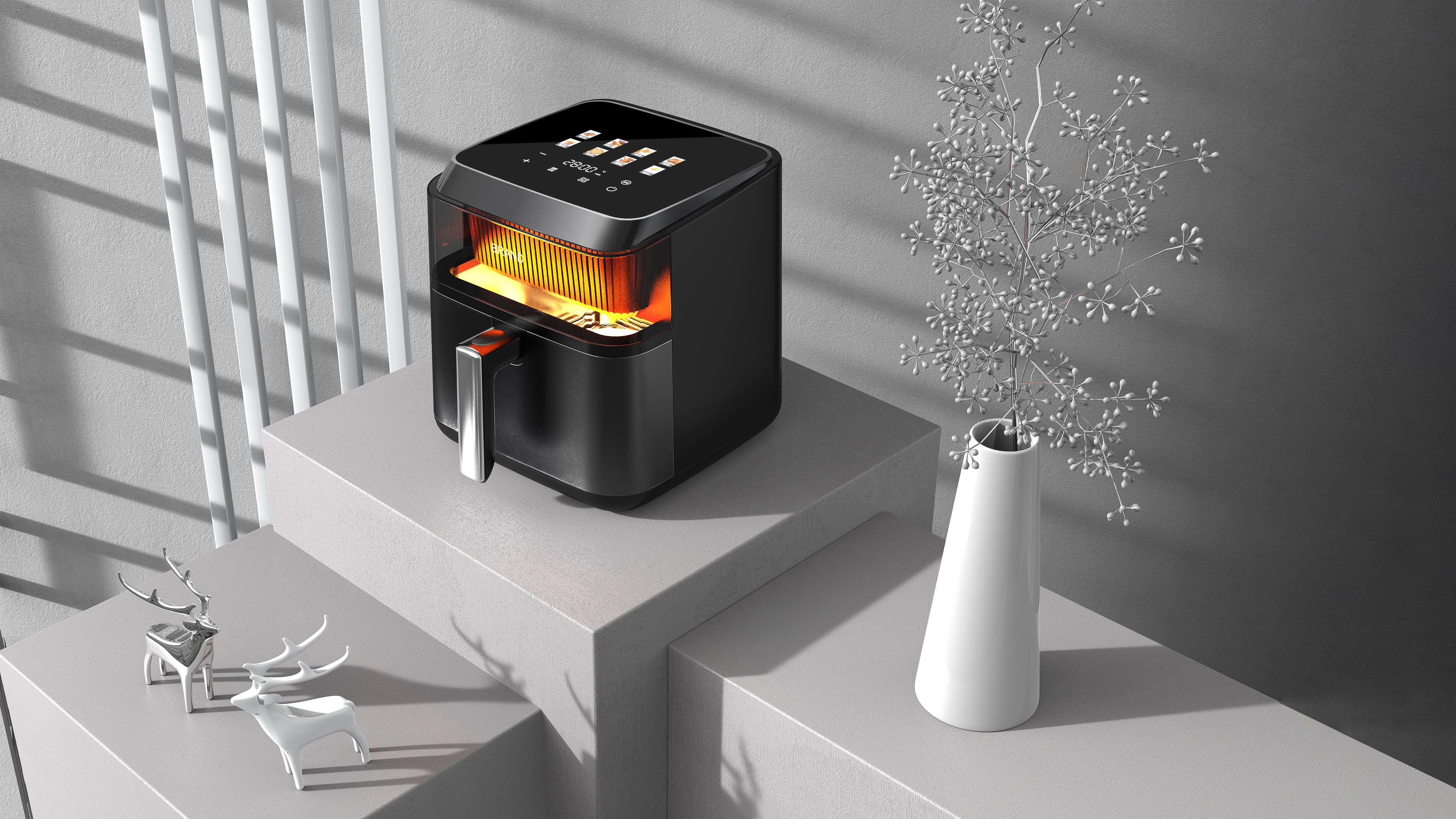 Electrical Design, Air Fryer, Industrial Design，