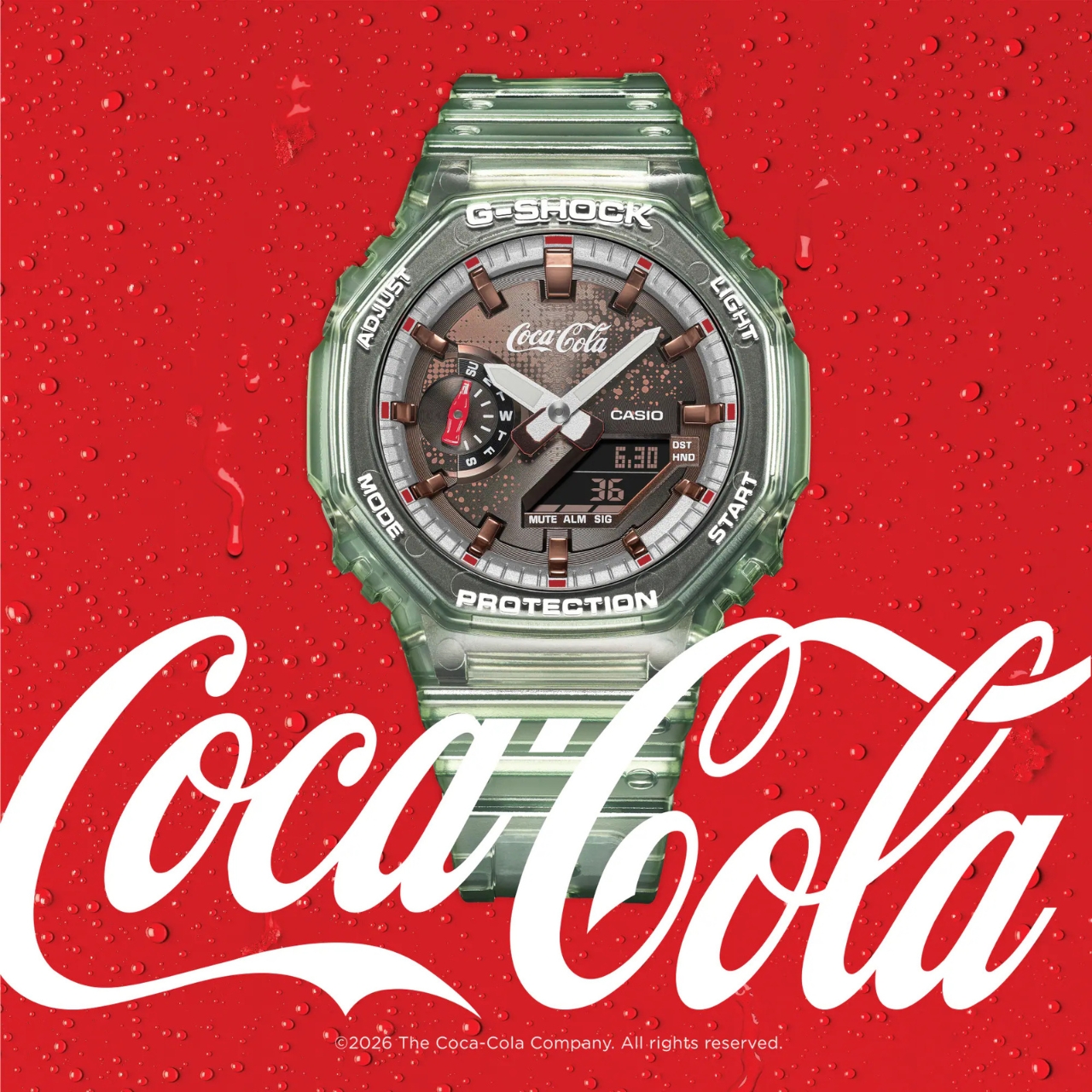 G‑Shock，GA‑2100CC‑3A，Wristwatch，Wrist watch，