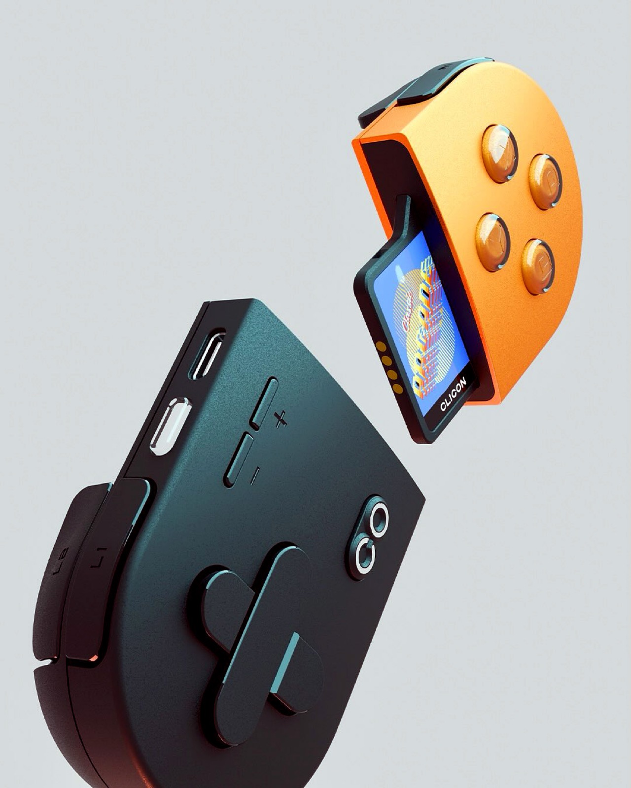 Clicon，Game controller，conceptual design，Digital，