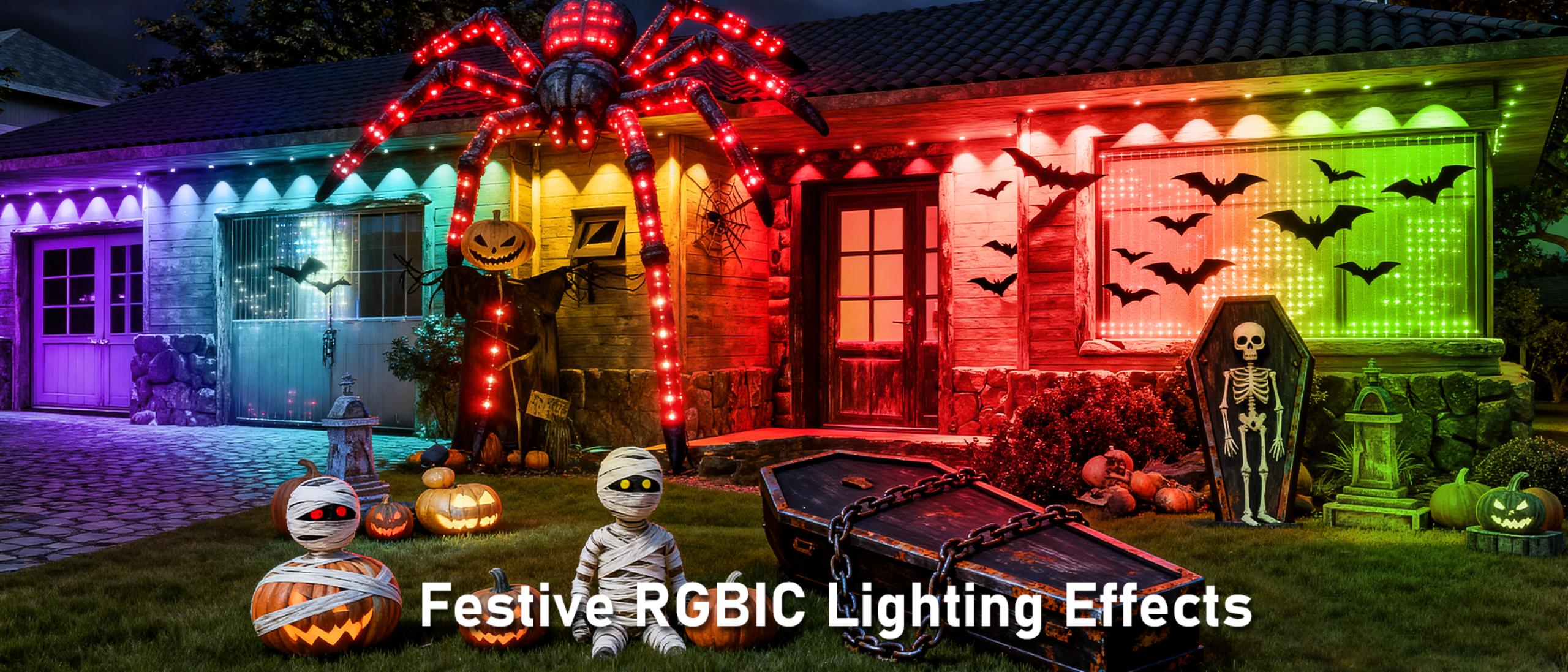 Magic Eaves Light，Lamp string，Eaves lamp，Atmosphere lamp，
