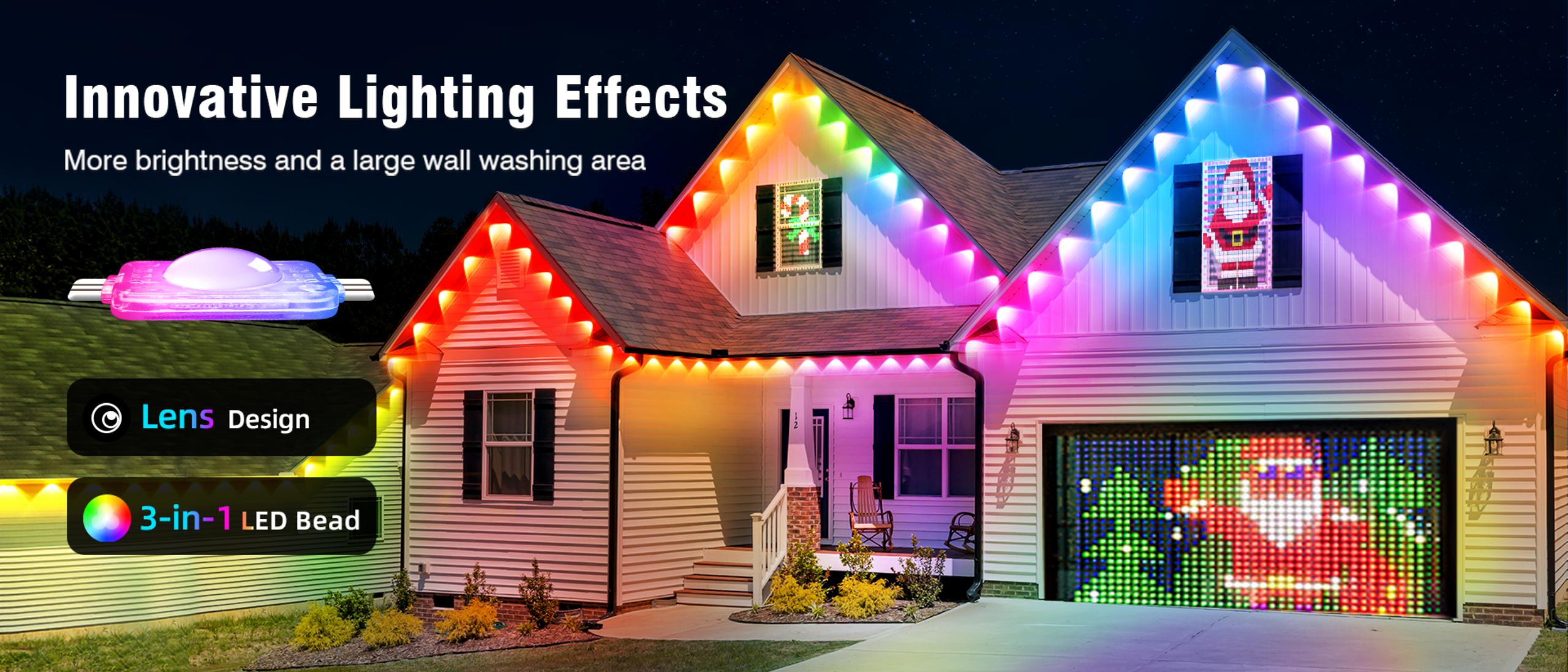 Magic Eaves Light，Lamp string，Eaves lamp，Atmosphere lamp，