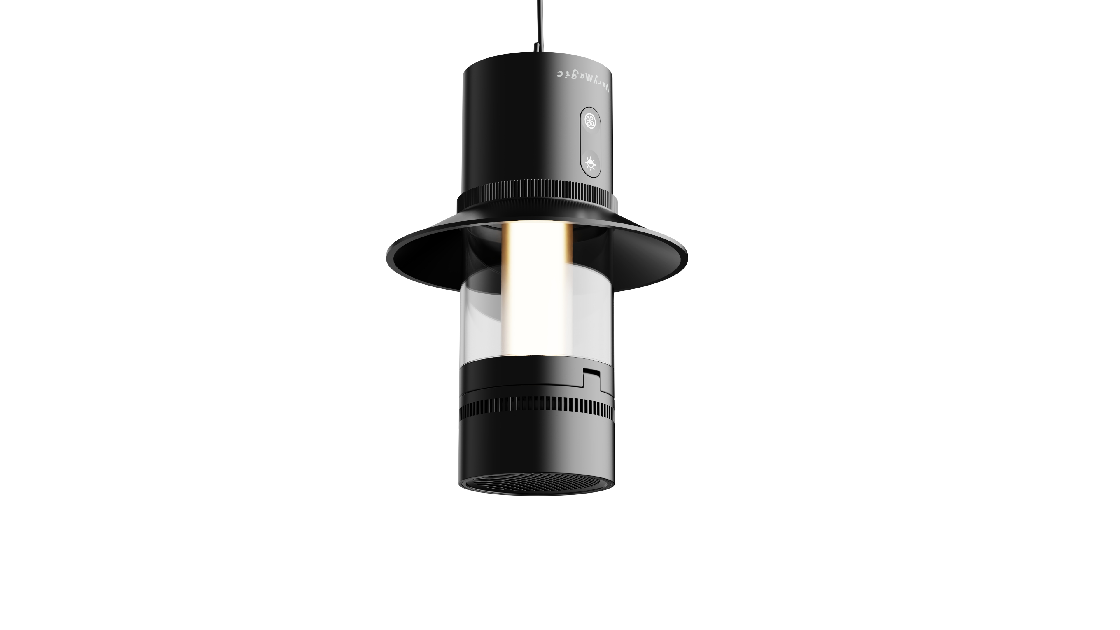 Portable outdoor camping lamp plus camping fan，