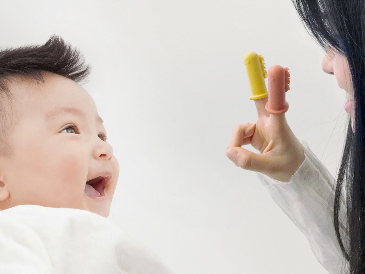 Finger toothbrush，Dinosaur modeling，Dino brush，Children's toothbrush，Oral care，