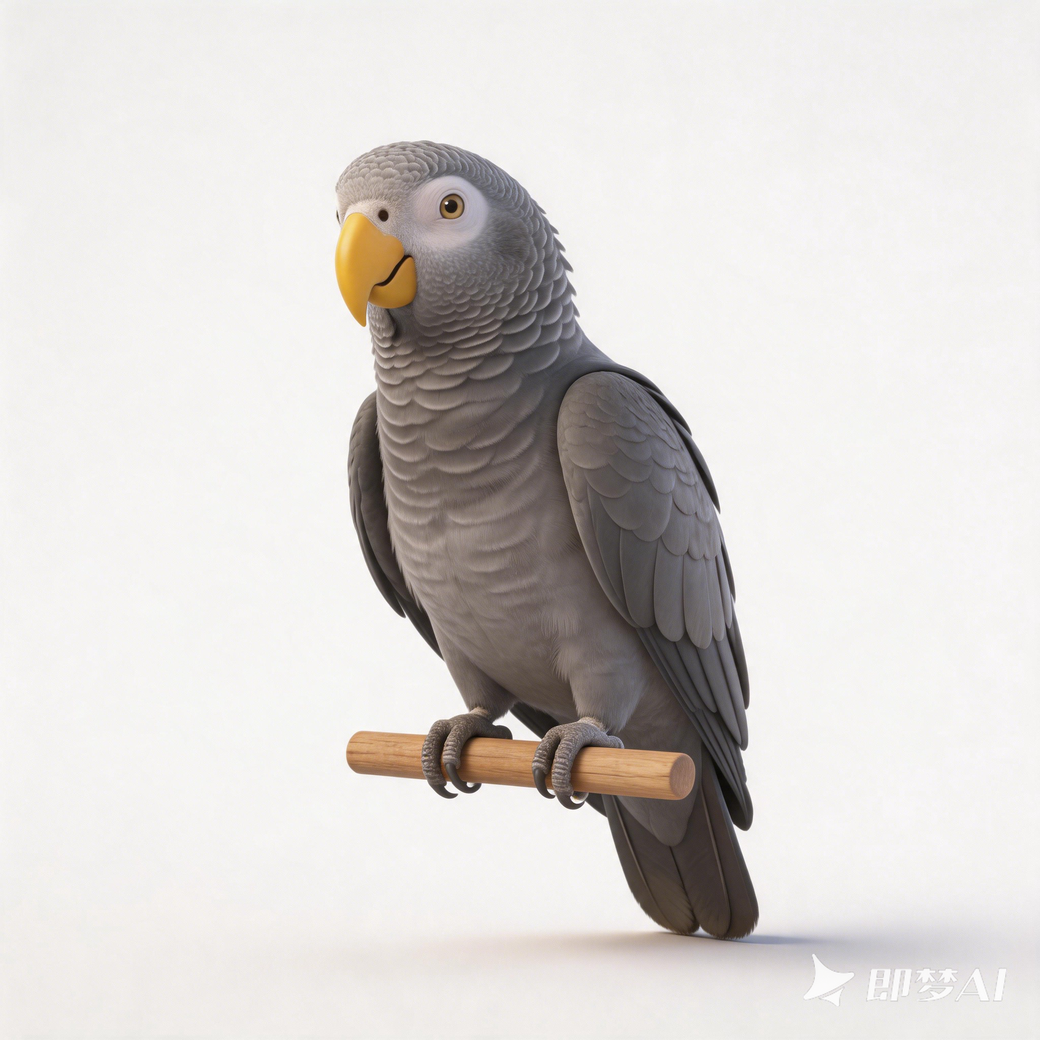 African grey parrot，
