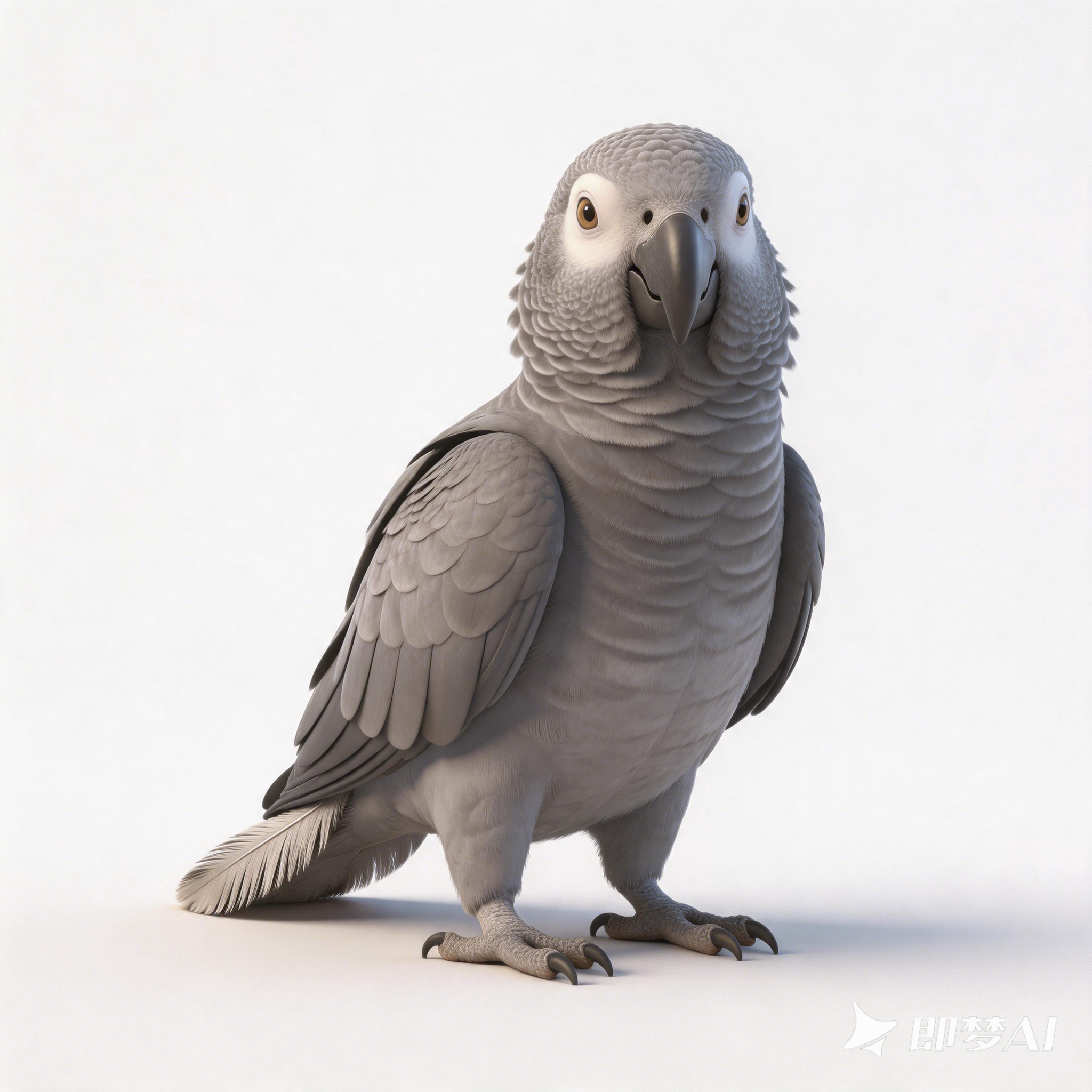 African grey parrot，