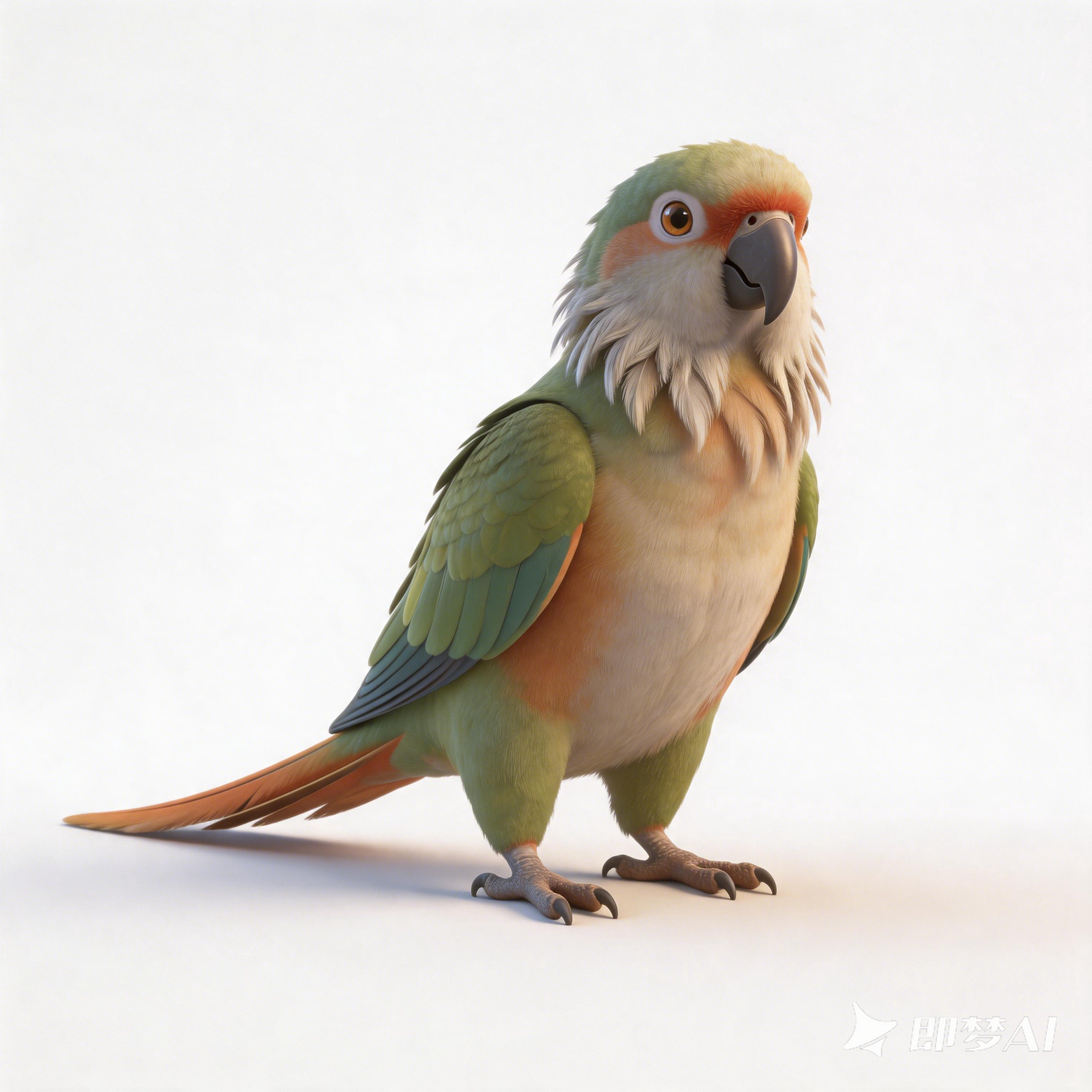 Scarlet Macaw，