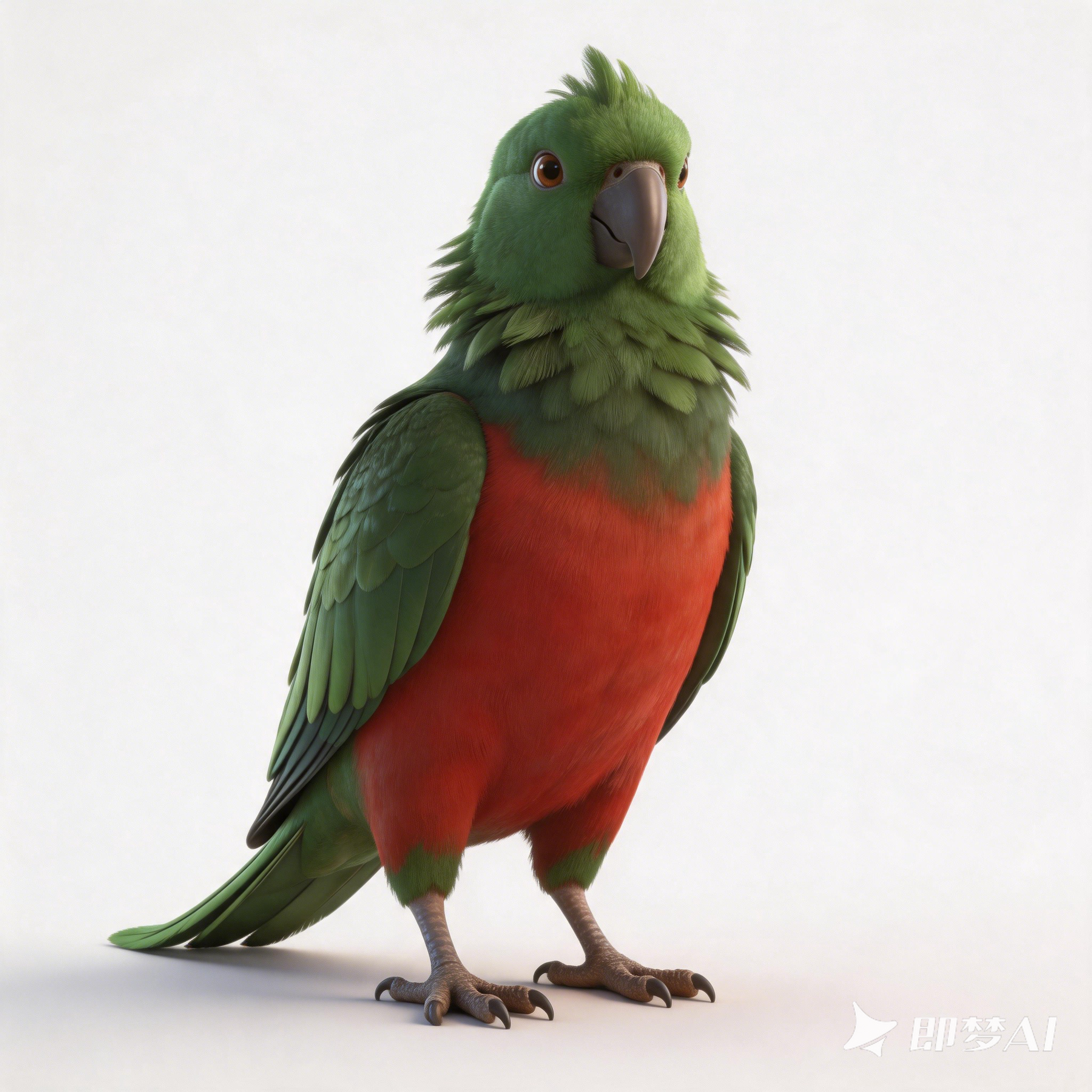 Scarlet Macaw，