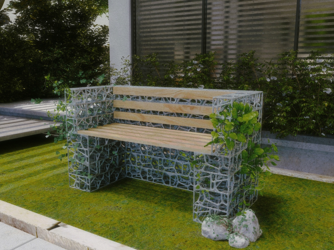 Plant Symbiosis Chair，Outdoor furniture，PhytoSymbiosis，originality，