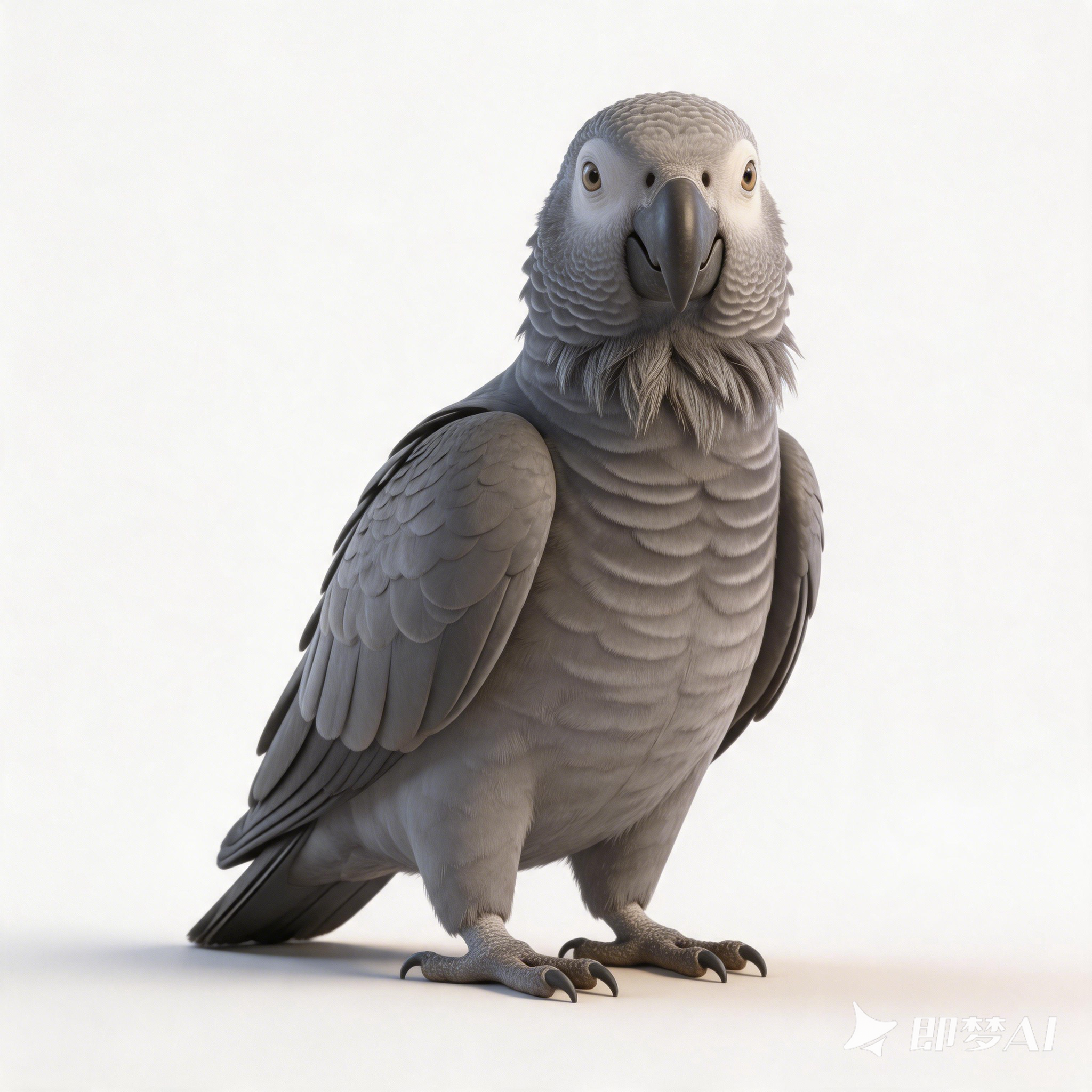 African grey parrot，
