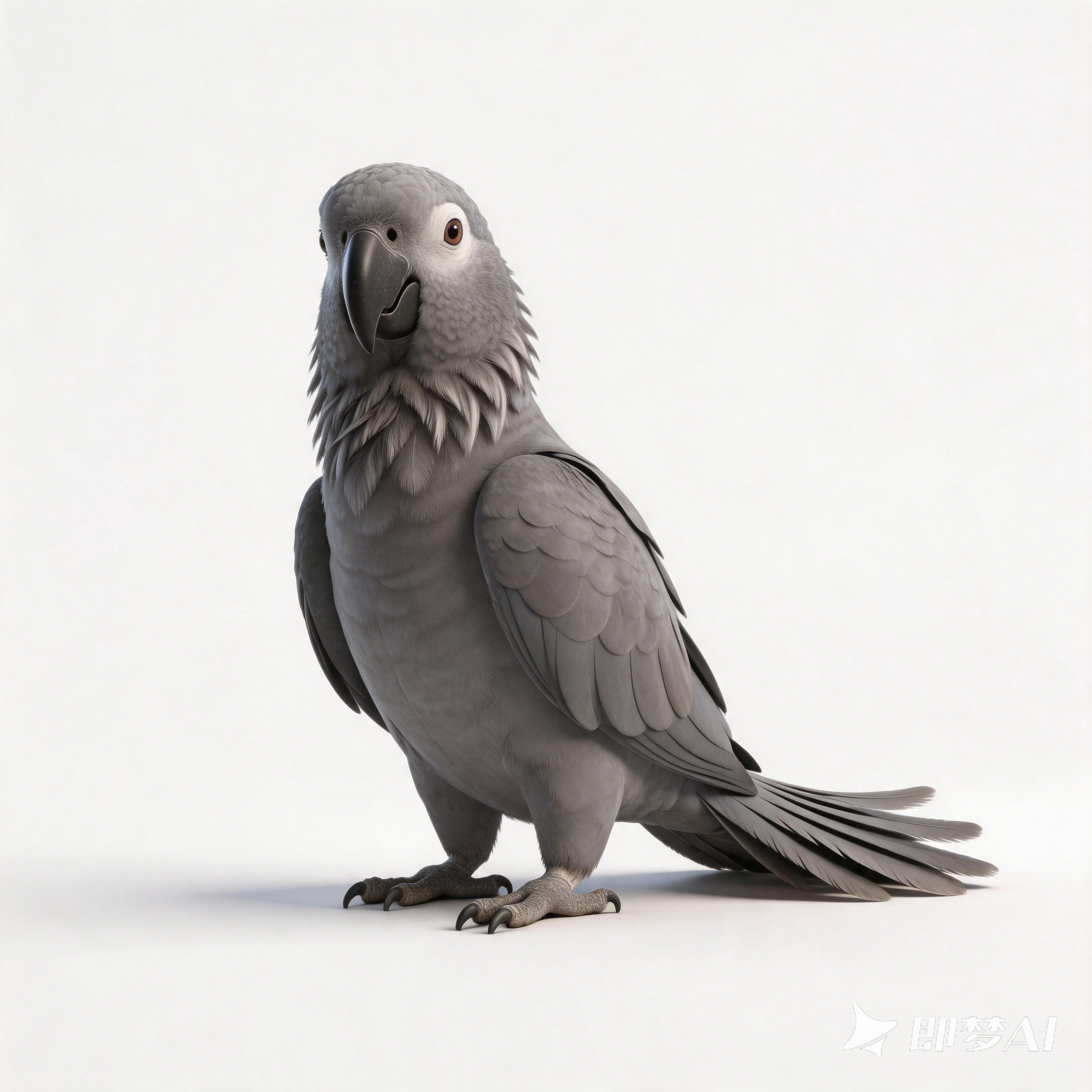 African grey parrot，