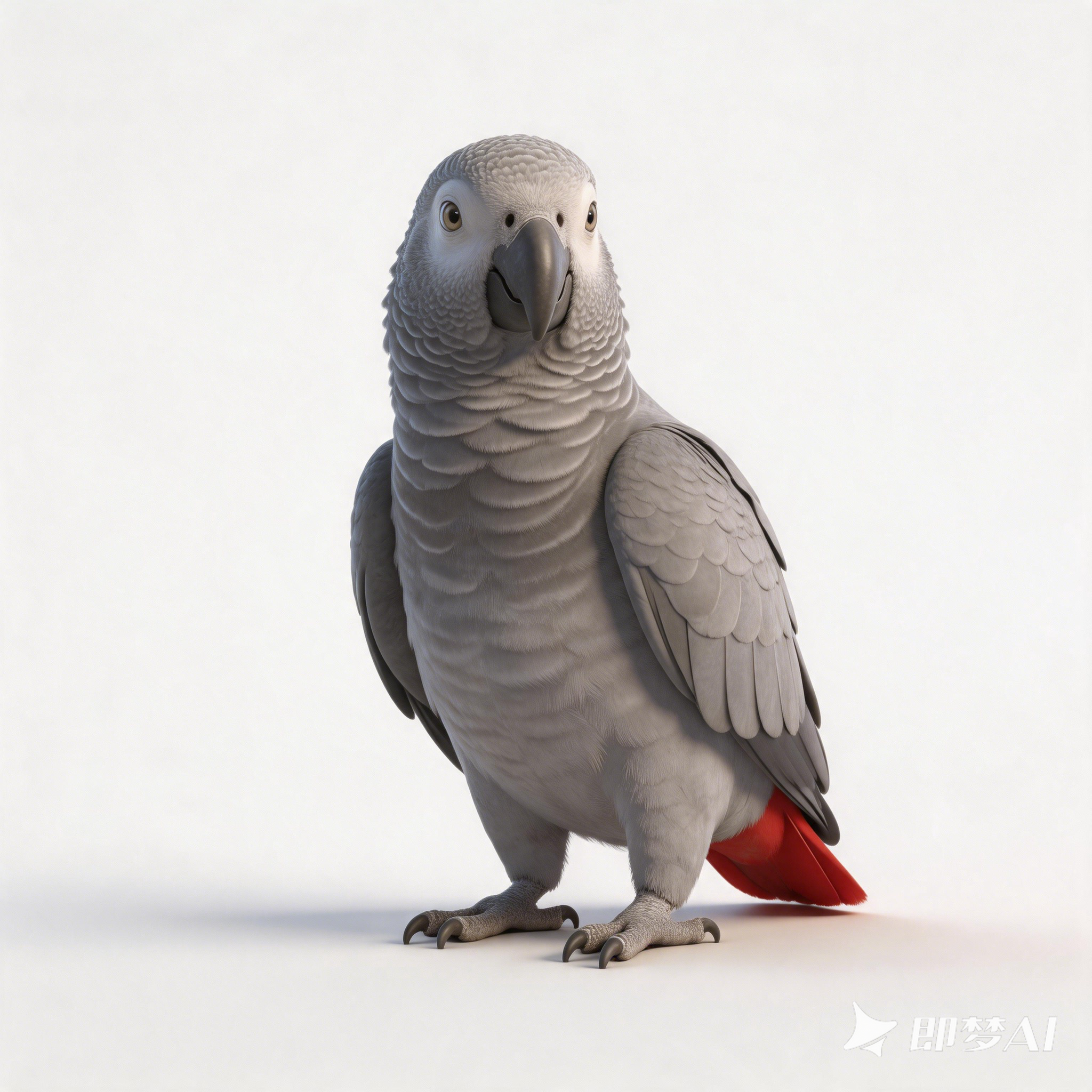 African grey parrot，