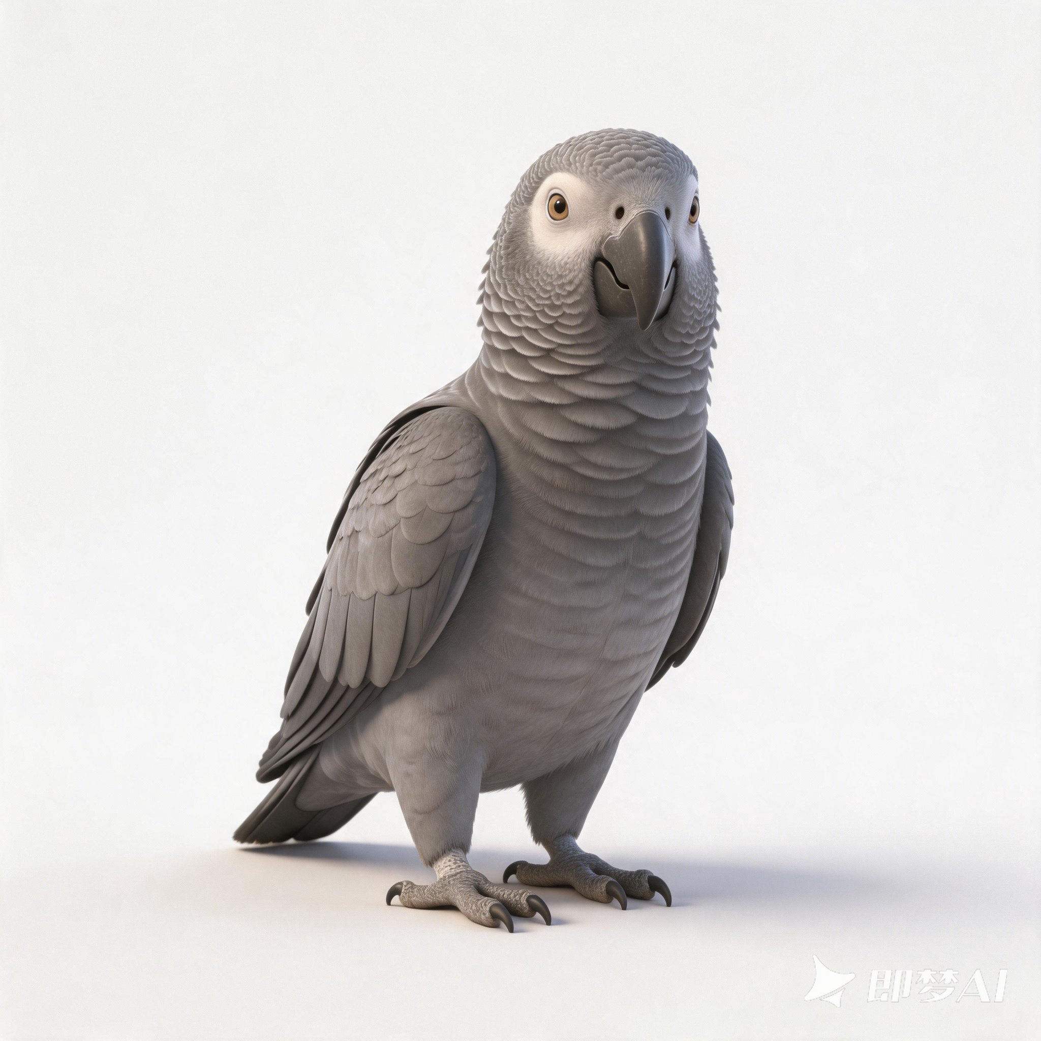 African grey parrot，