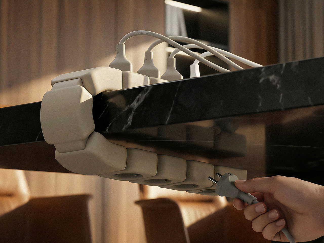 edge，Clip-mounted modular socket，Housewear & Furnishings，Household Electric Appliances，