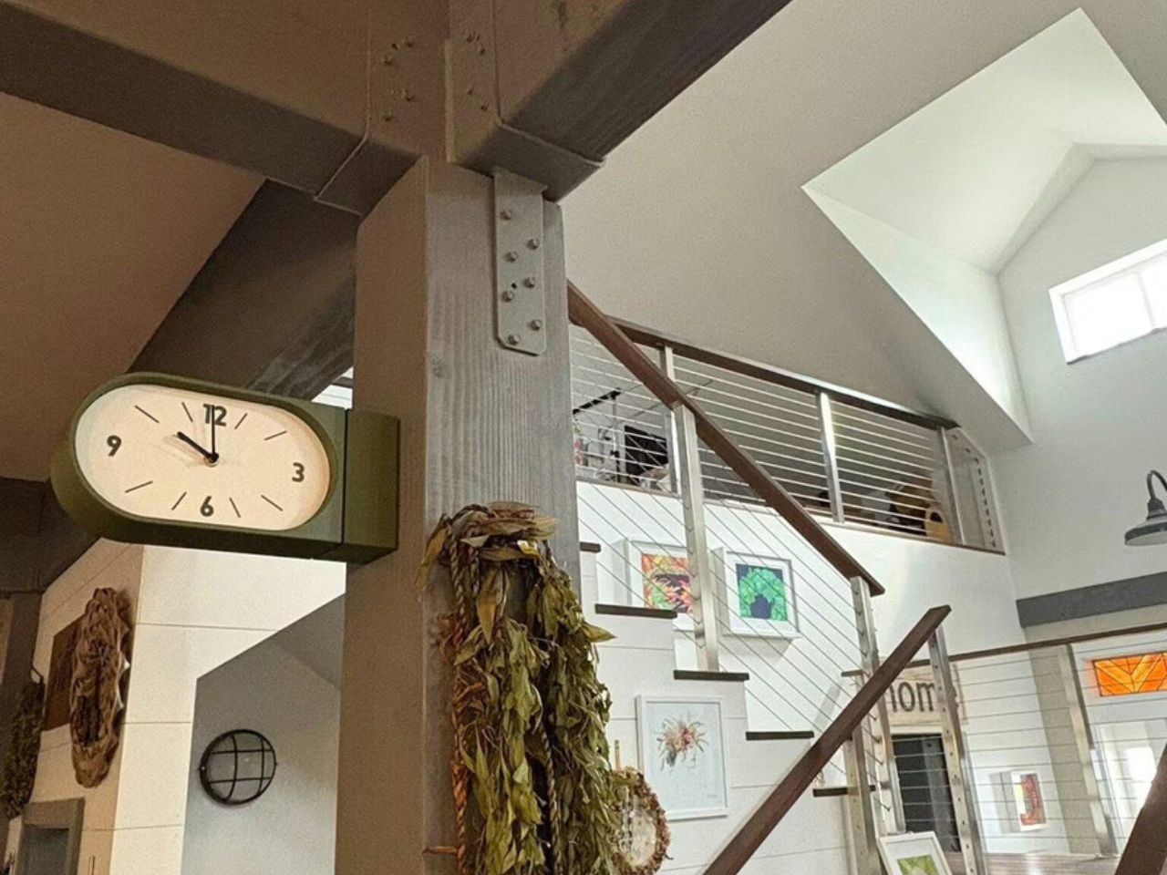 perch，double-sided wall clock，Housewear & Furnishings，Clock，