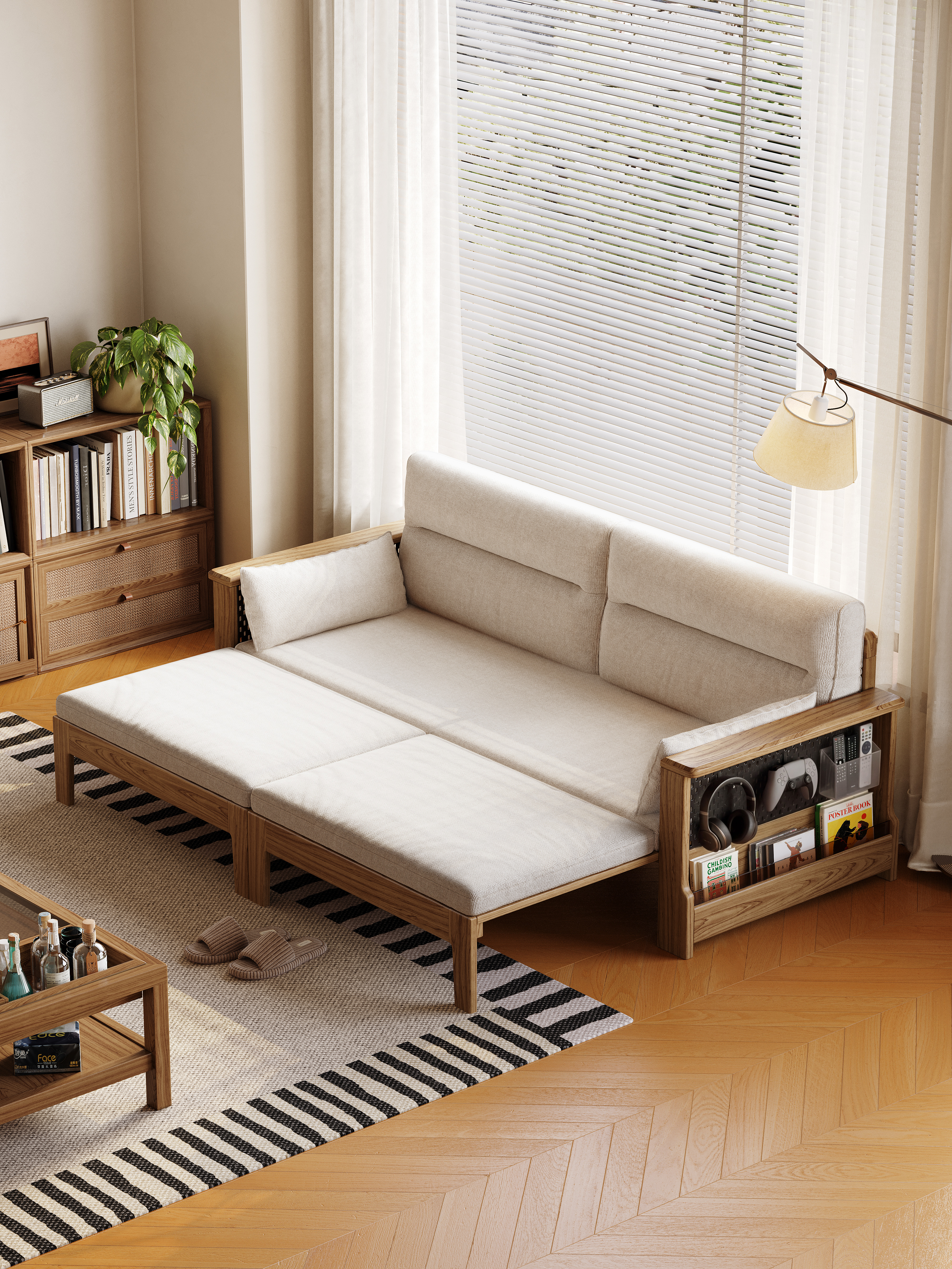 Sofa bed，Sofa bed，Sliding bed，sofa，Sliding bed，sofa，Solid wood furniture，Solid wood furniture，Three-leaf islandwood，Three-leaf islandwood，