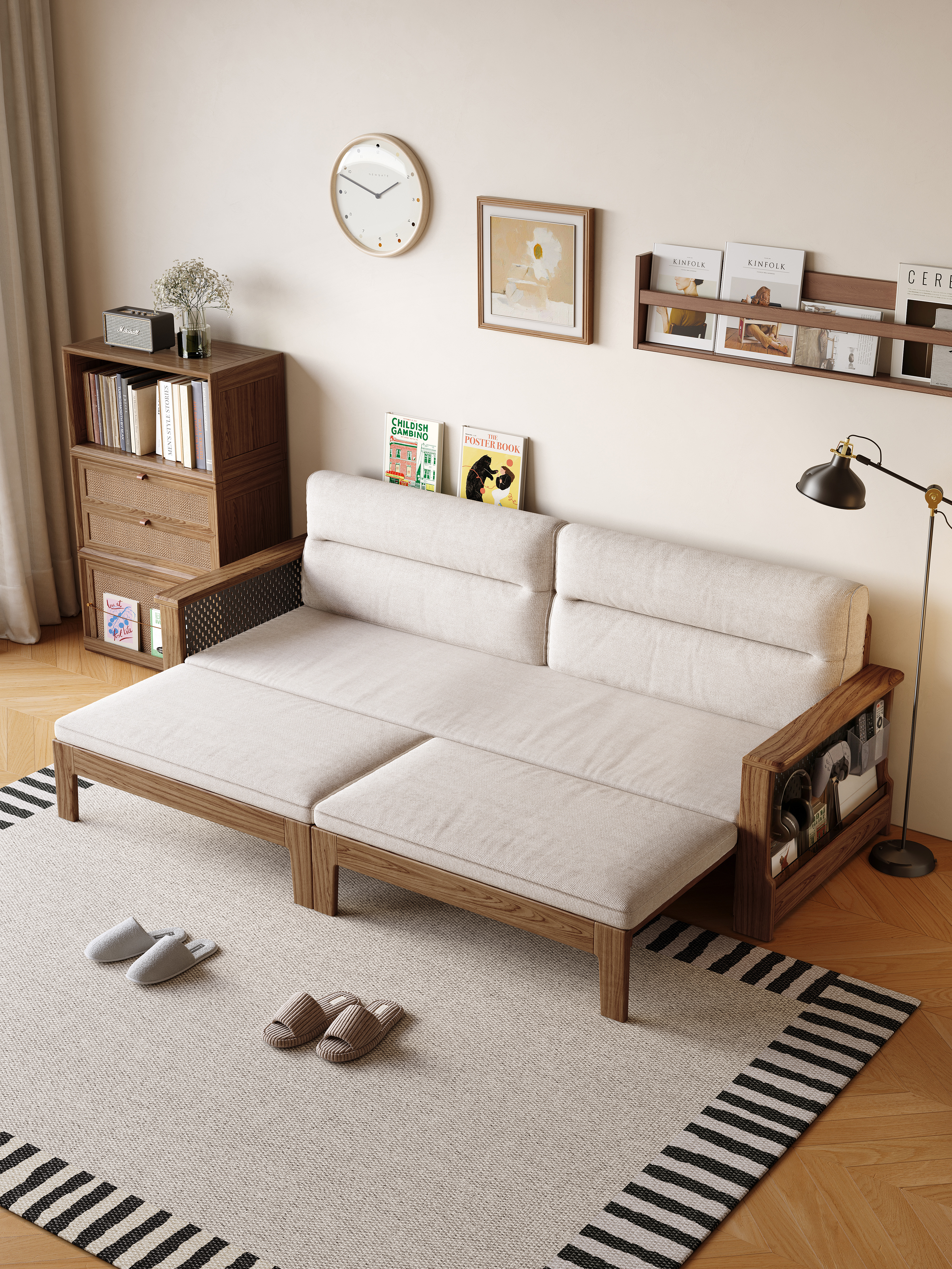 Sofa bed，Sofa bed，Sliding bed，sofa，Sliding bed，sofa，Solid wood furniture，Solid wood furniture，Three-leaf islandwood，Three-leaf islandwood，