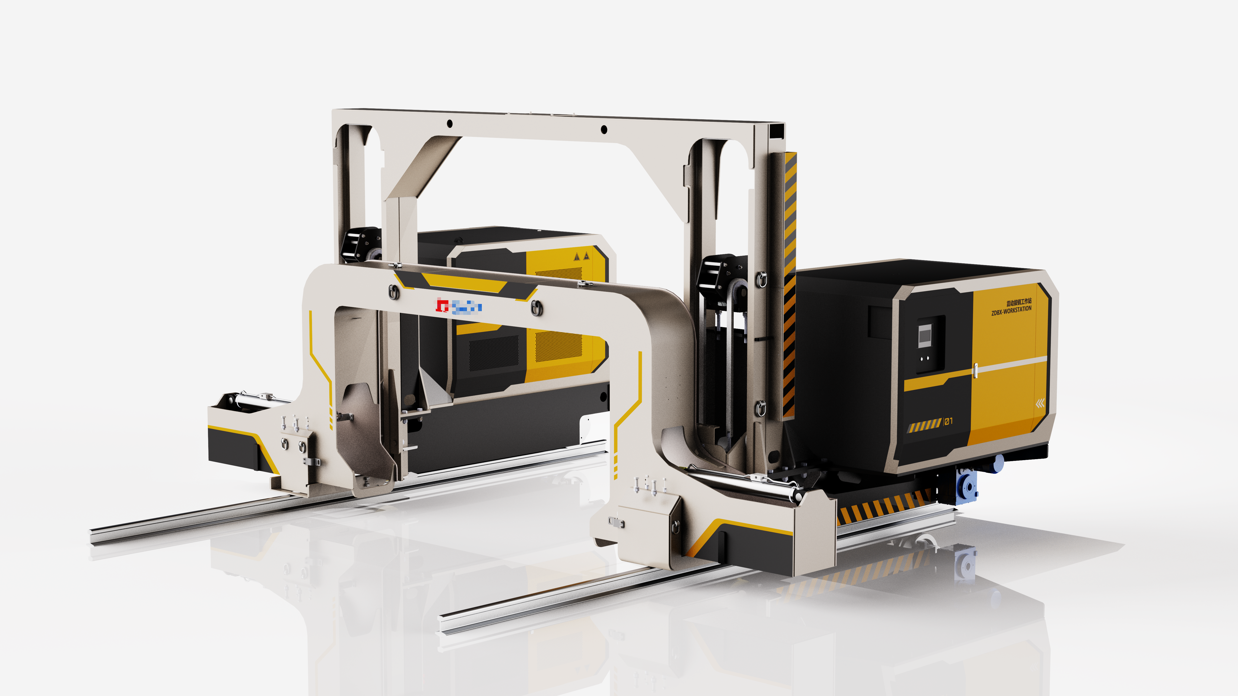 industrial design，Tool design，equipment，Vibration Pin Pull Workstation，automation equipment ，Yu Ren Industrial Design，