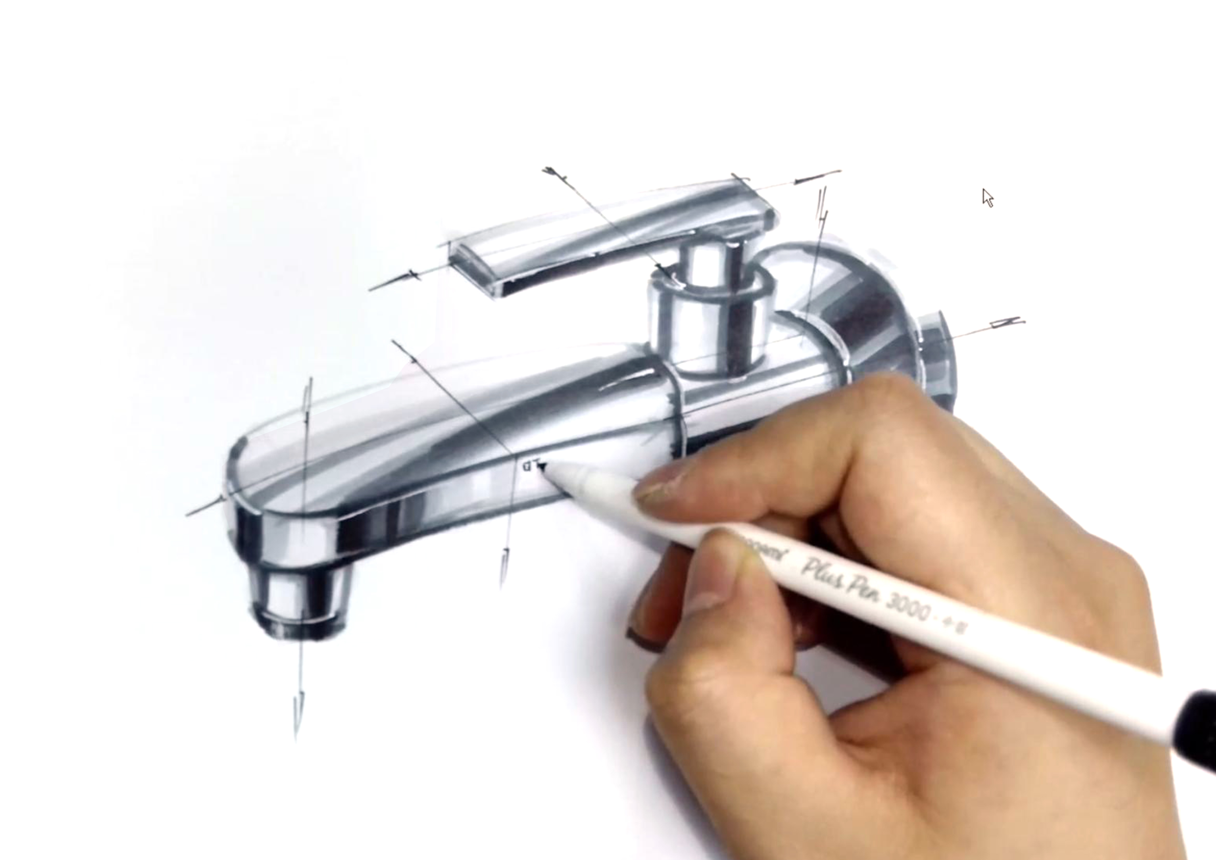 Product design hand-painted, industrial design hand-painted, marker pen hand-painted，