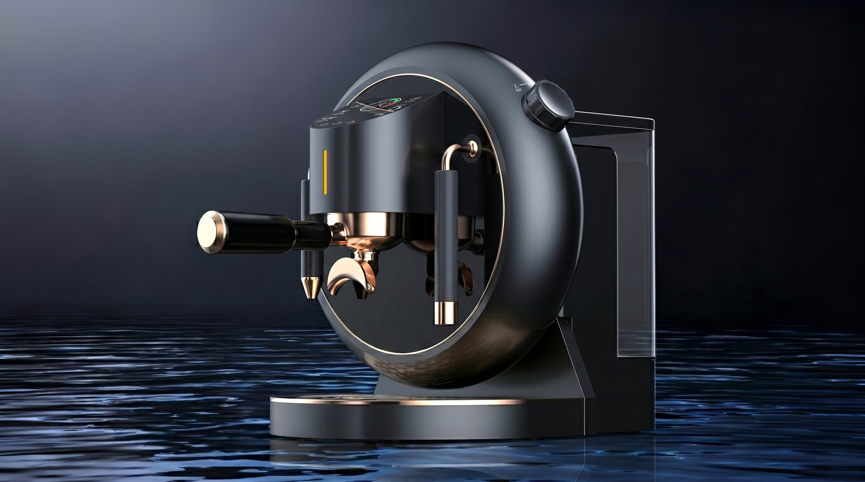 Coffee machine design，Italian coffee machine，Pressure coffee machine，Appearance design，product design，get design，industrial design，small home appliances，