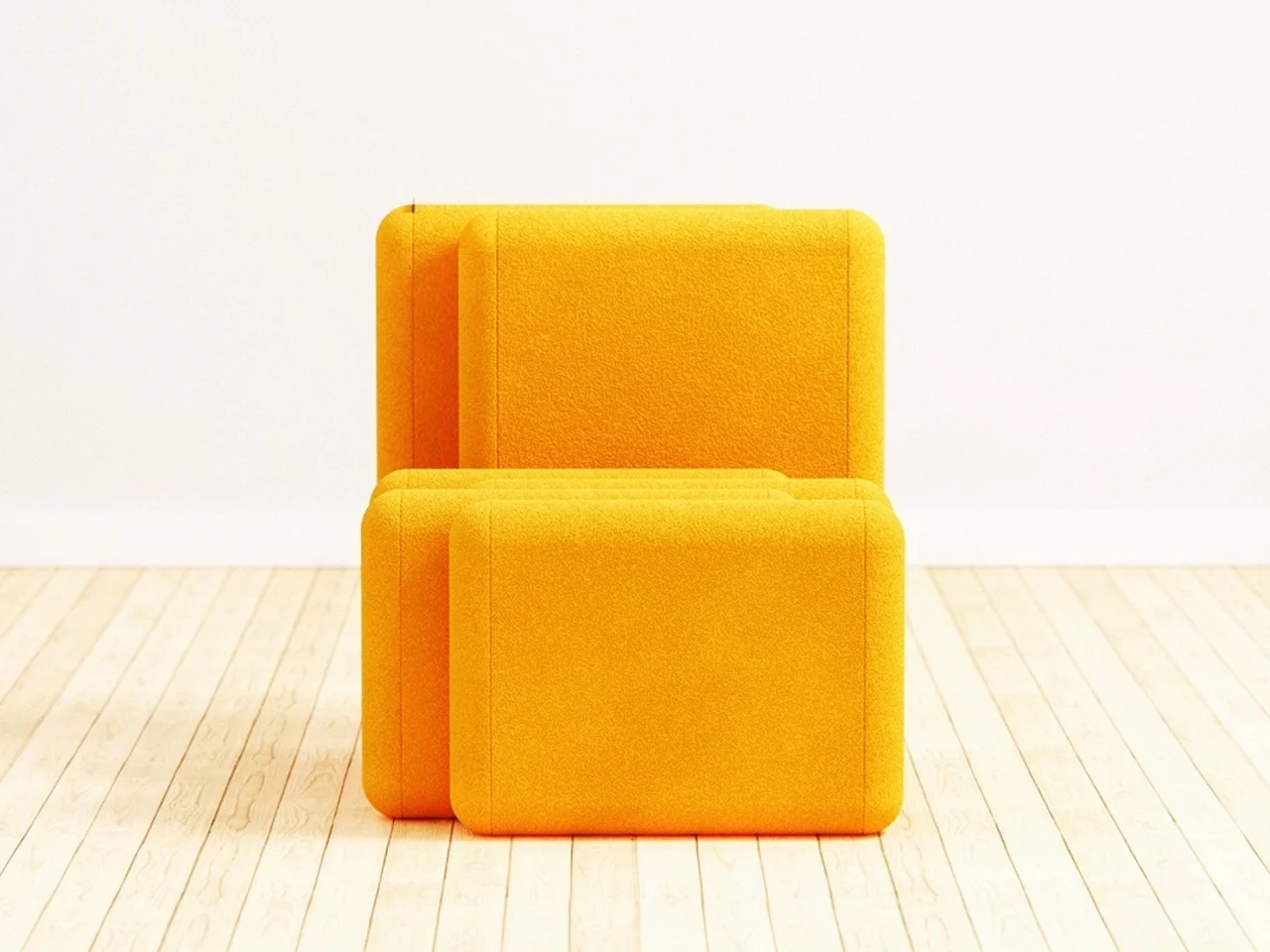 Bunch，modularization，Leisure chair，furniture，
