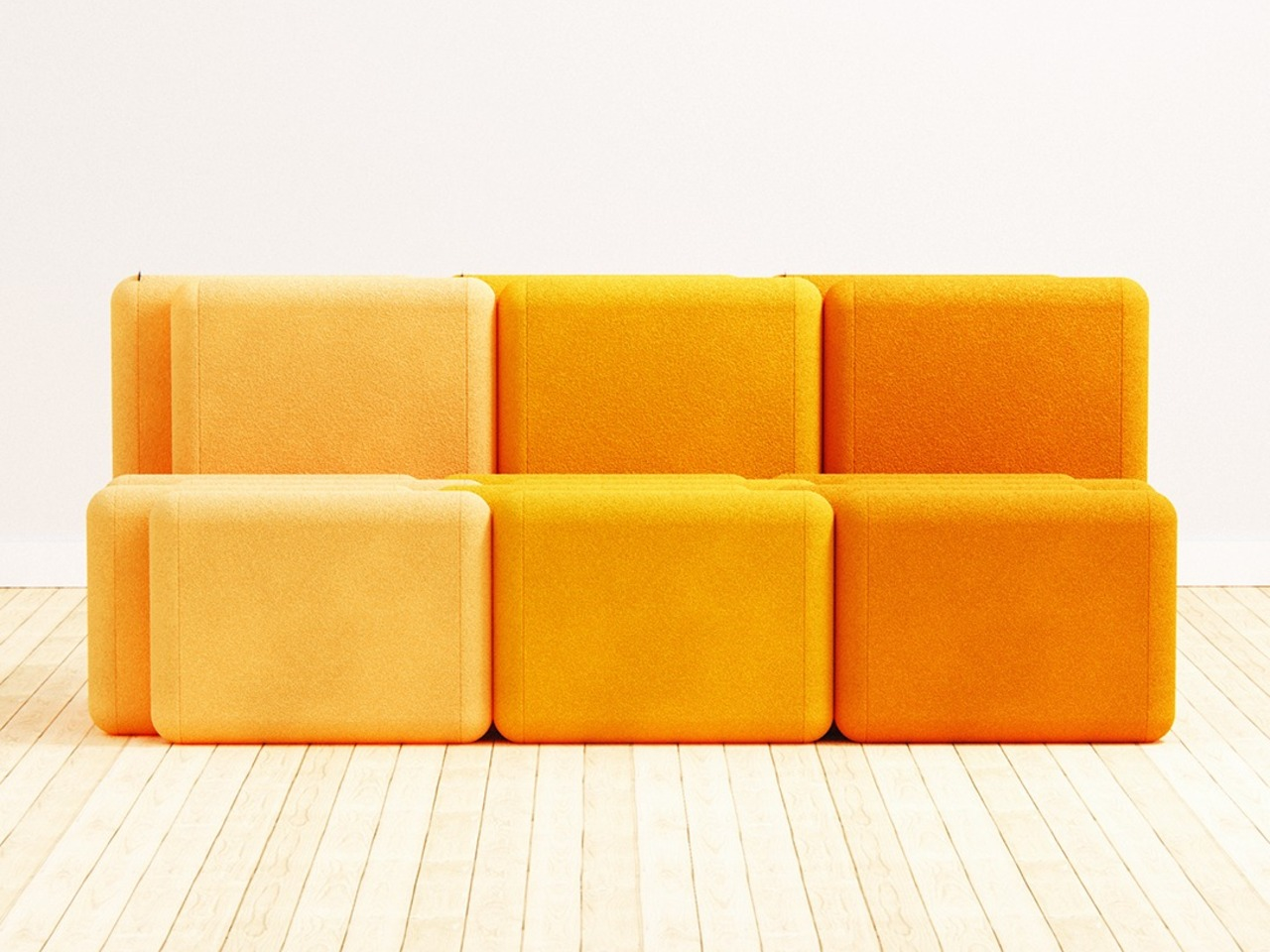 Bunch，modularization，Leisure chair，furniture，