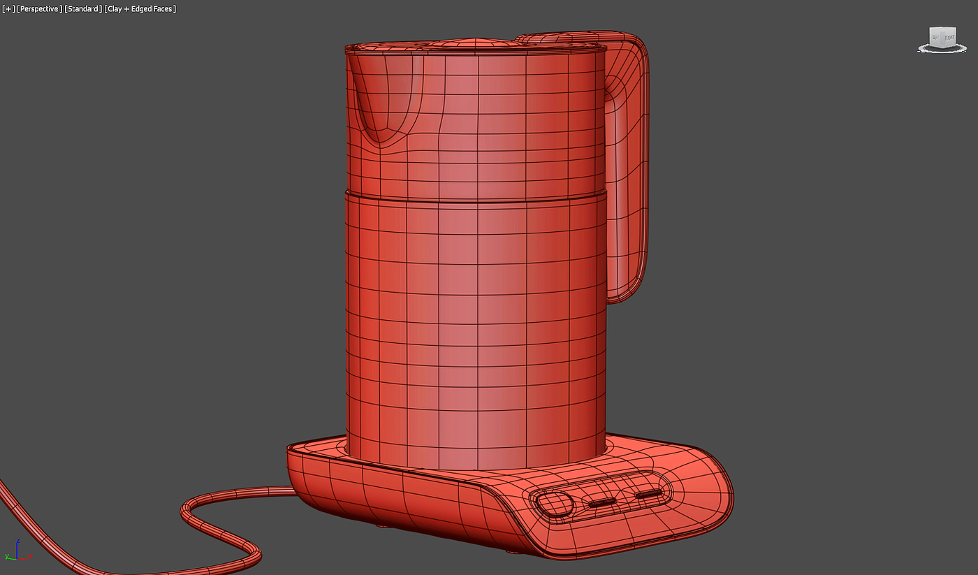 Kettle Bosch，Socket，3D model，modeling，