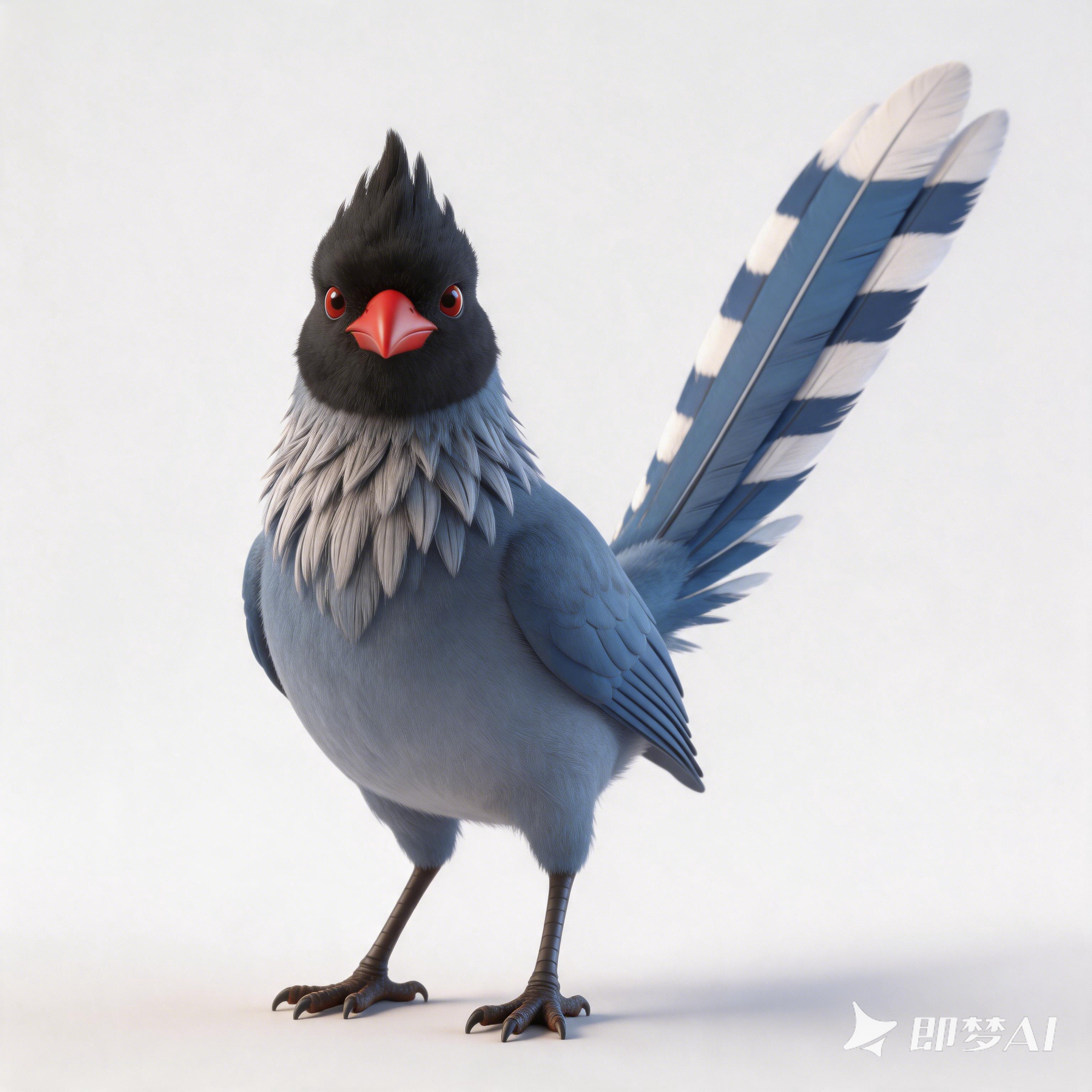 Red-billed Blue Magpie，