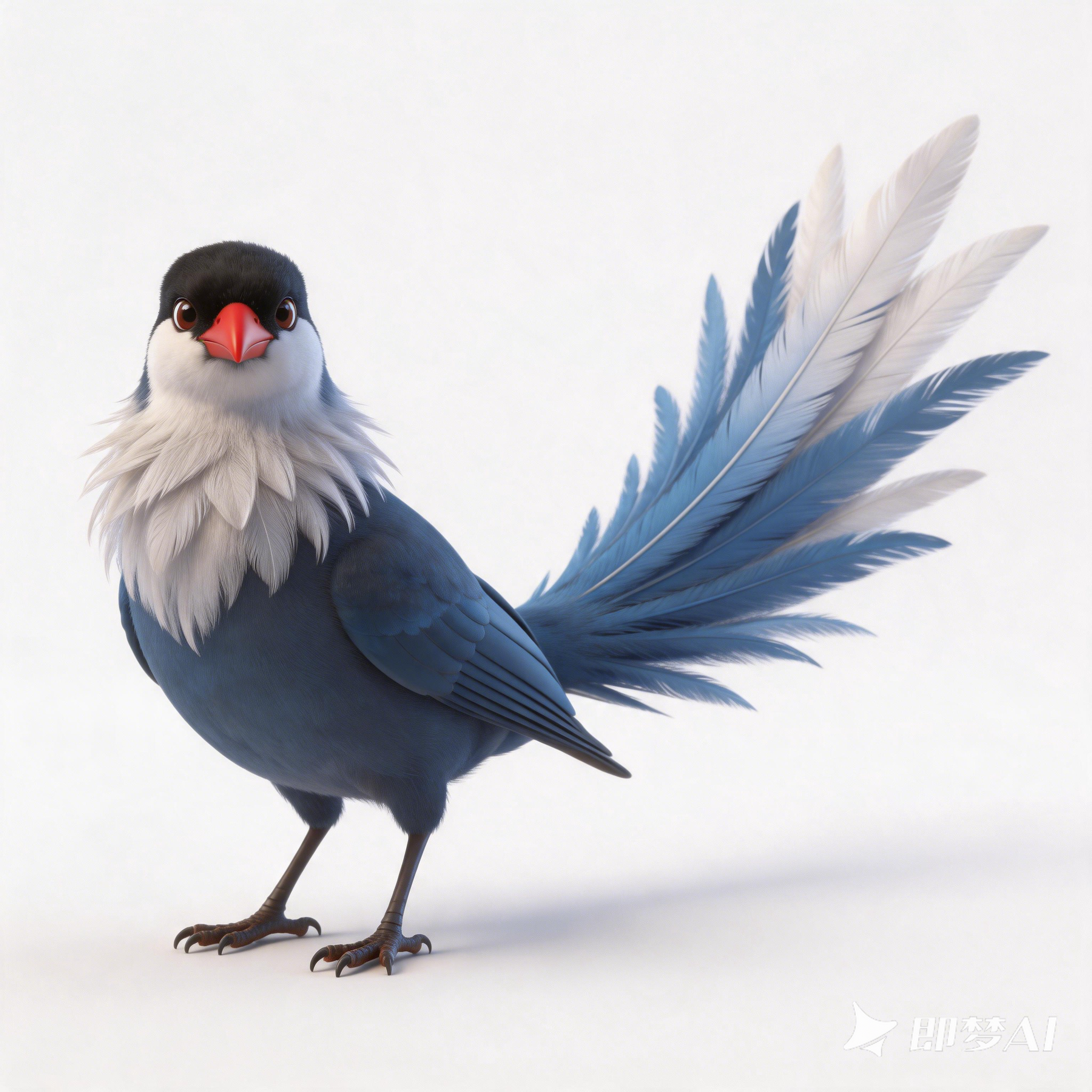 Red-billed Blue Magpie，