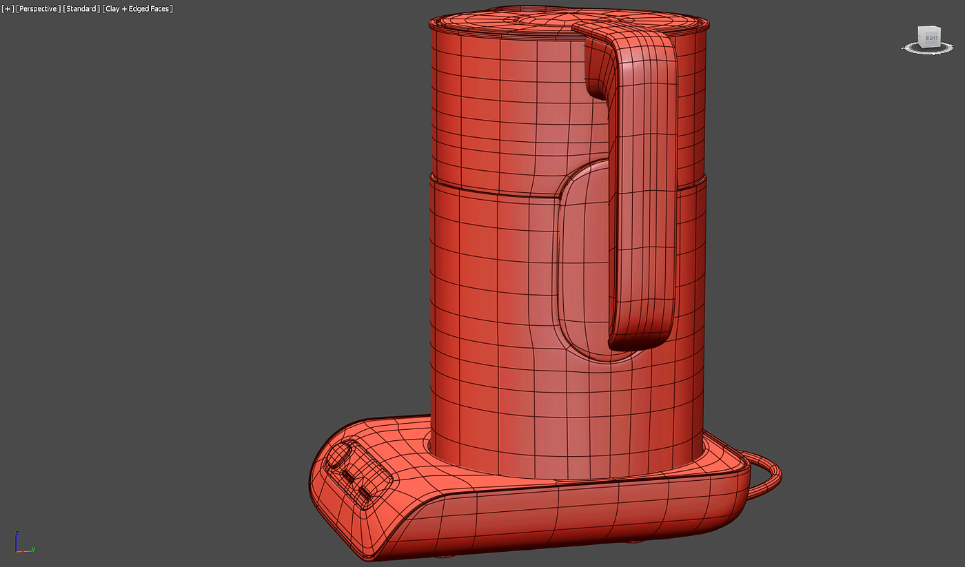 Kettle Bosch，Socket，3D model，modeling，