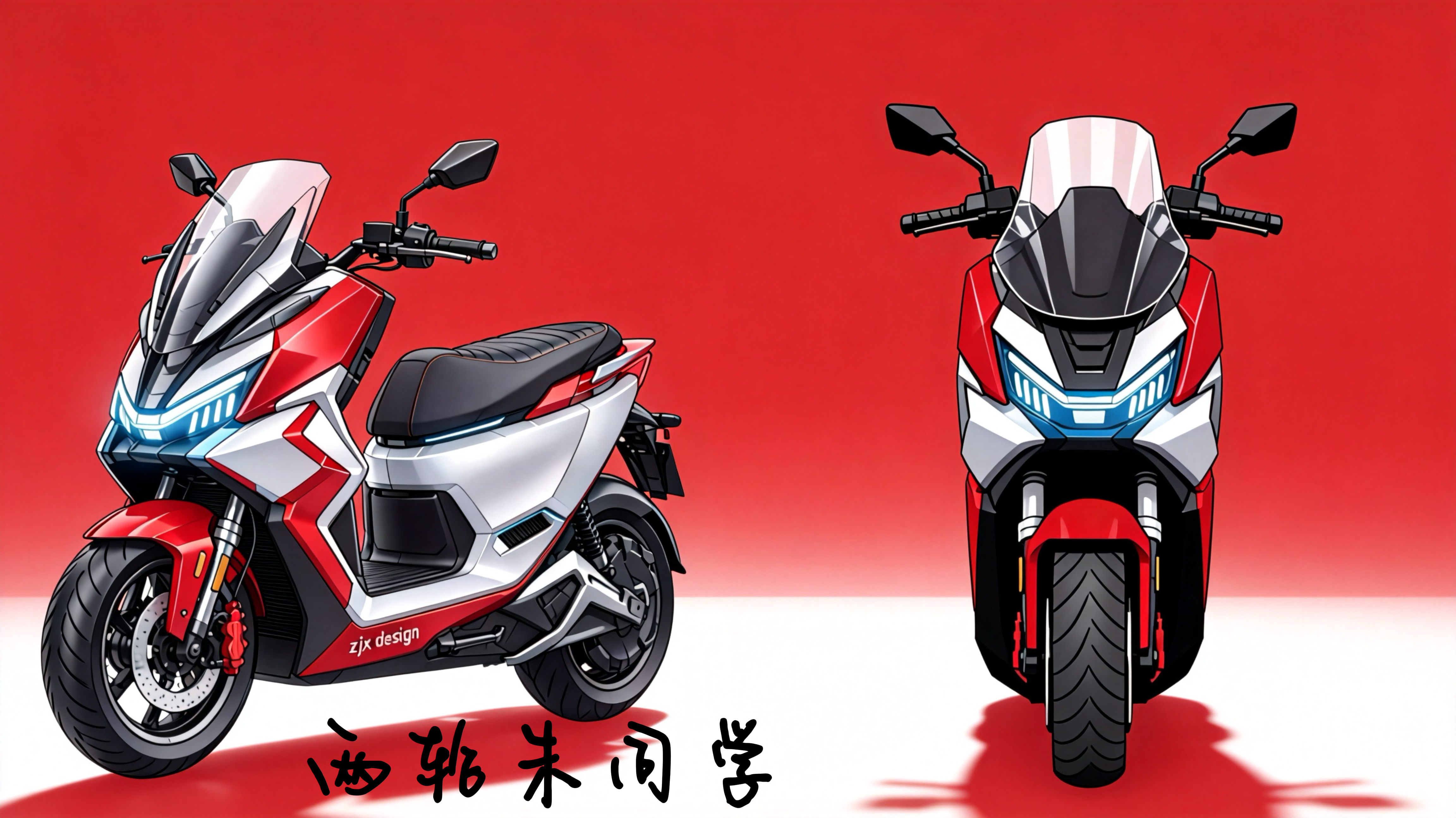 industrial design，Design of electric two wheeled vehicle，Ultraman，Spurs，