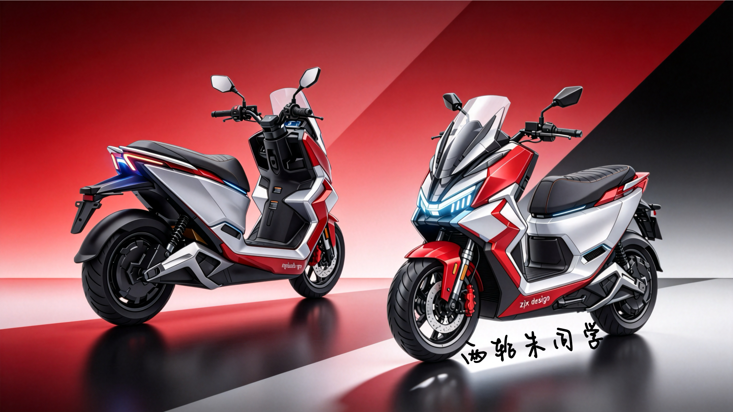 industrial design，Design of electric two wheeled vehicle，Ultraman，Spurs，