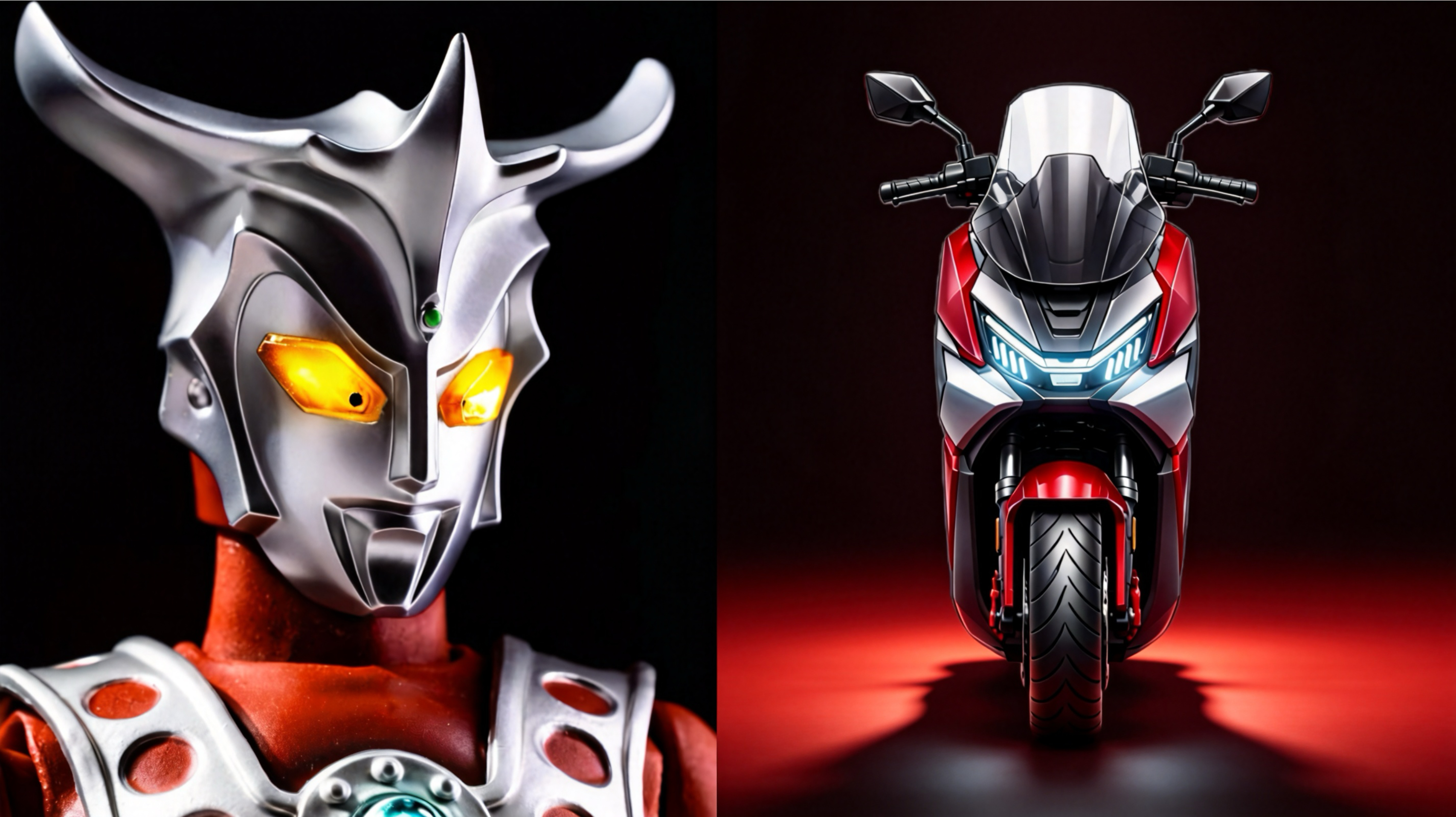 industrial design，Design of electric two wheeled vehicle，Ultraman，Spurs，