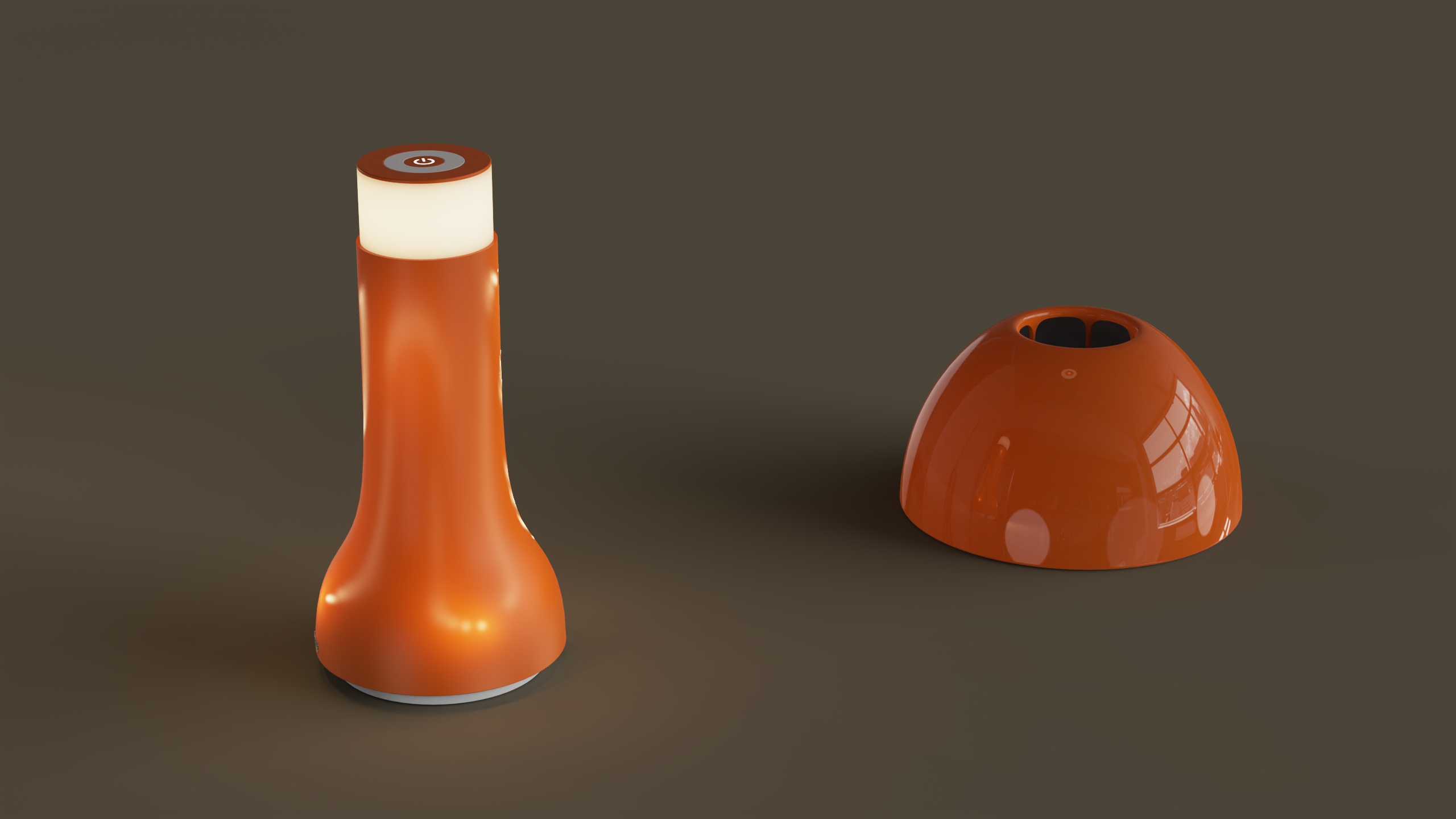 Desk lamp，Camping lamp，Mushroom table lamp，Creative lamps，Appearance design，Zhongshan lamps and lanterns，