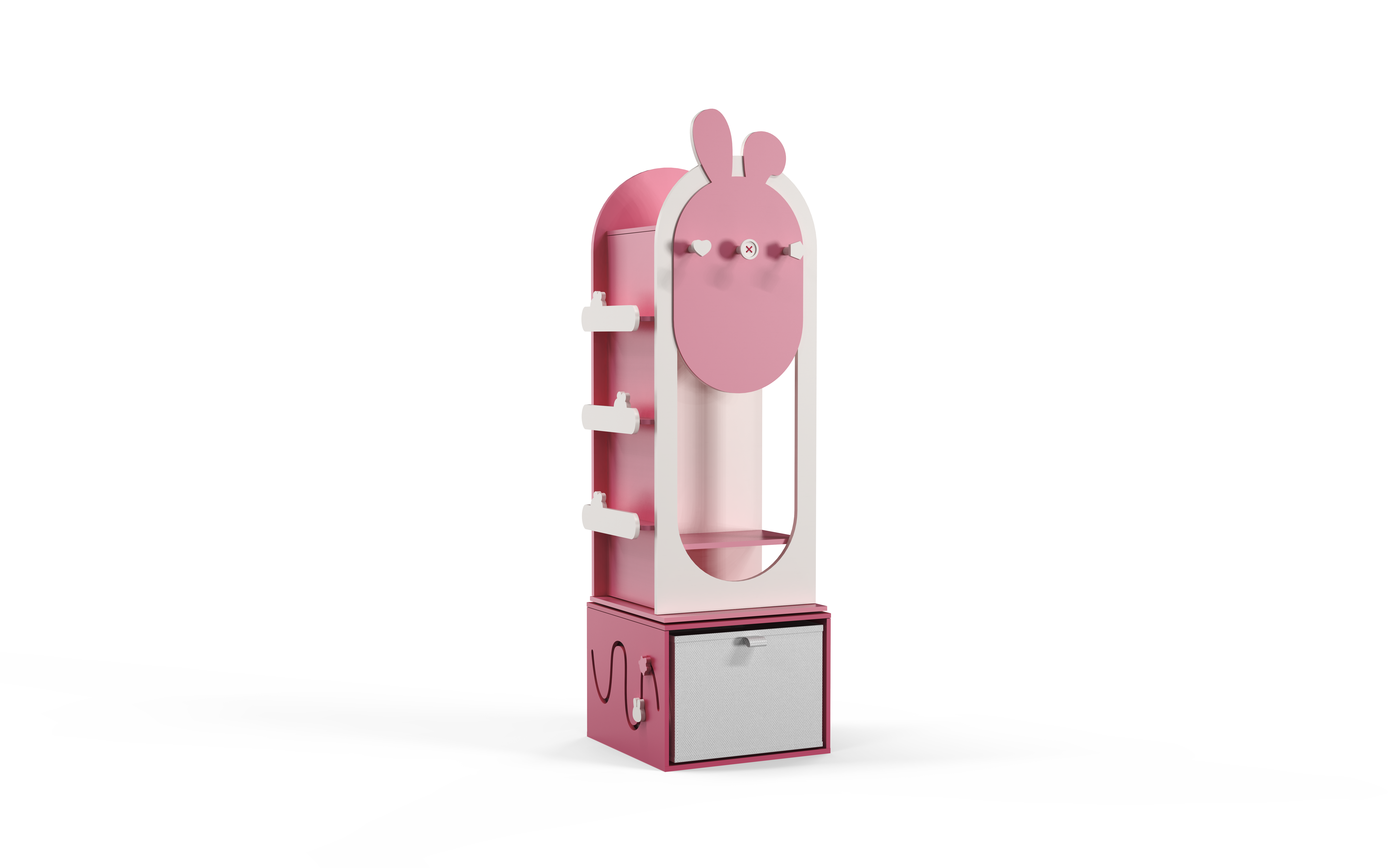 Children's furniture，children，Dressing mirror，Cartoon，