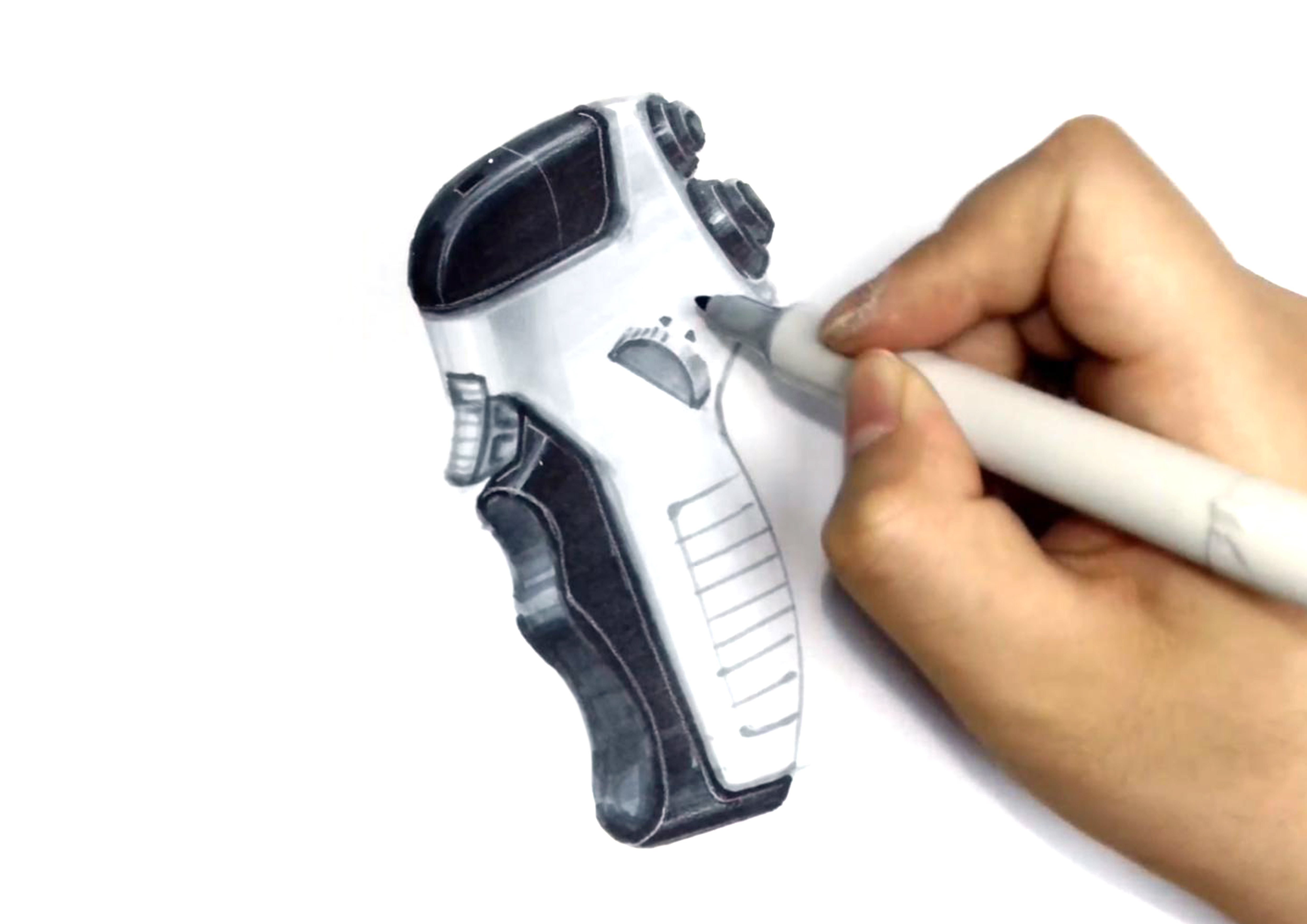 Product design hand-painted, industrial design hand-painted, marker pen hand-painted，