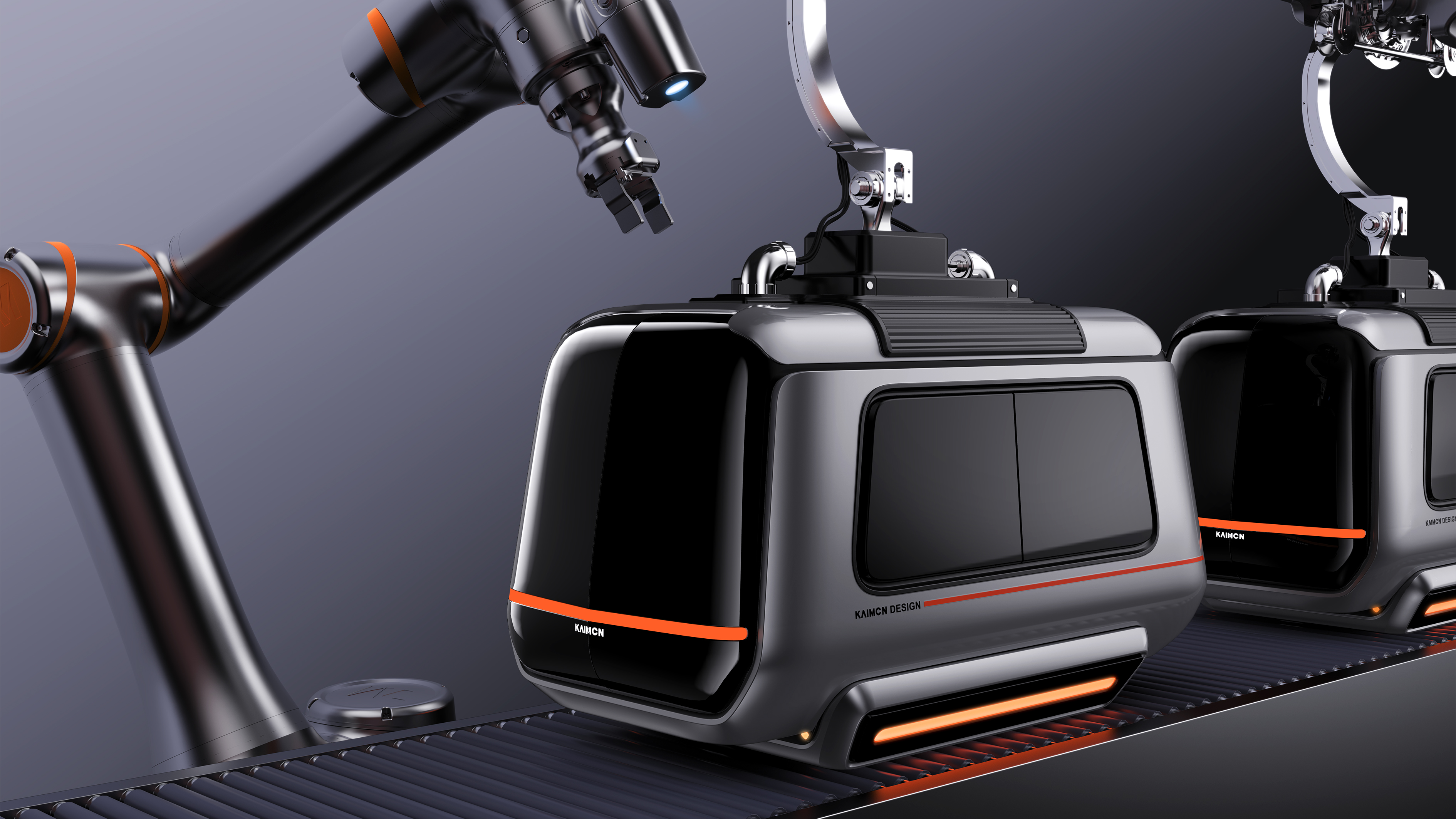 Open the door and see Xi Design Bureau，industrial design，product design，Appearance design，Logistics robot，Design sharing，Design case sharing，Shenzhen Industrial Design，