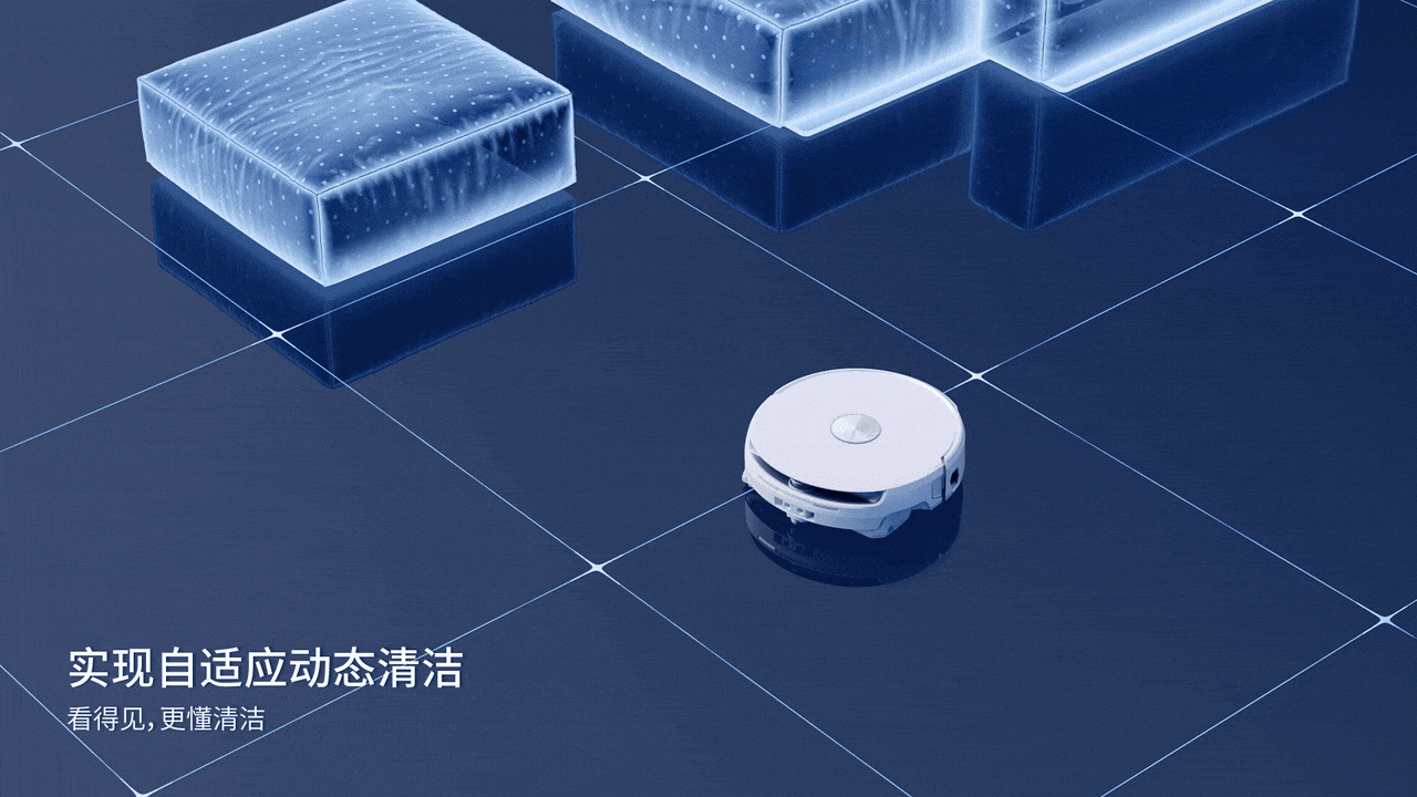 sweeping machine，Cleaning robot，Cloud whale，Product animation，three-dimensional，cg，
