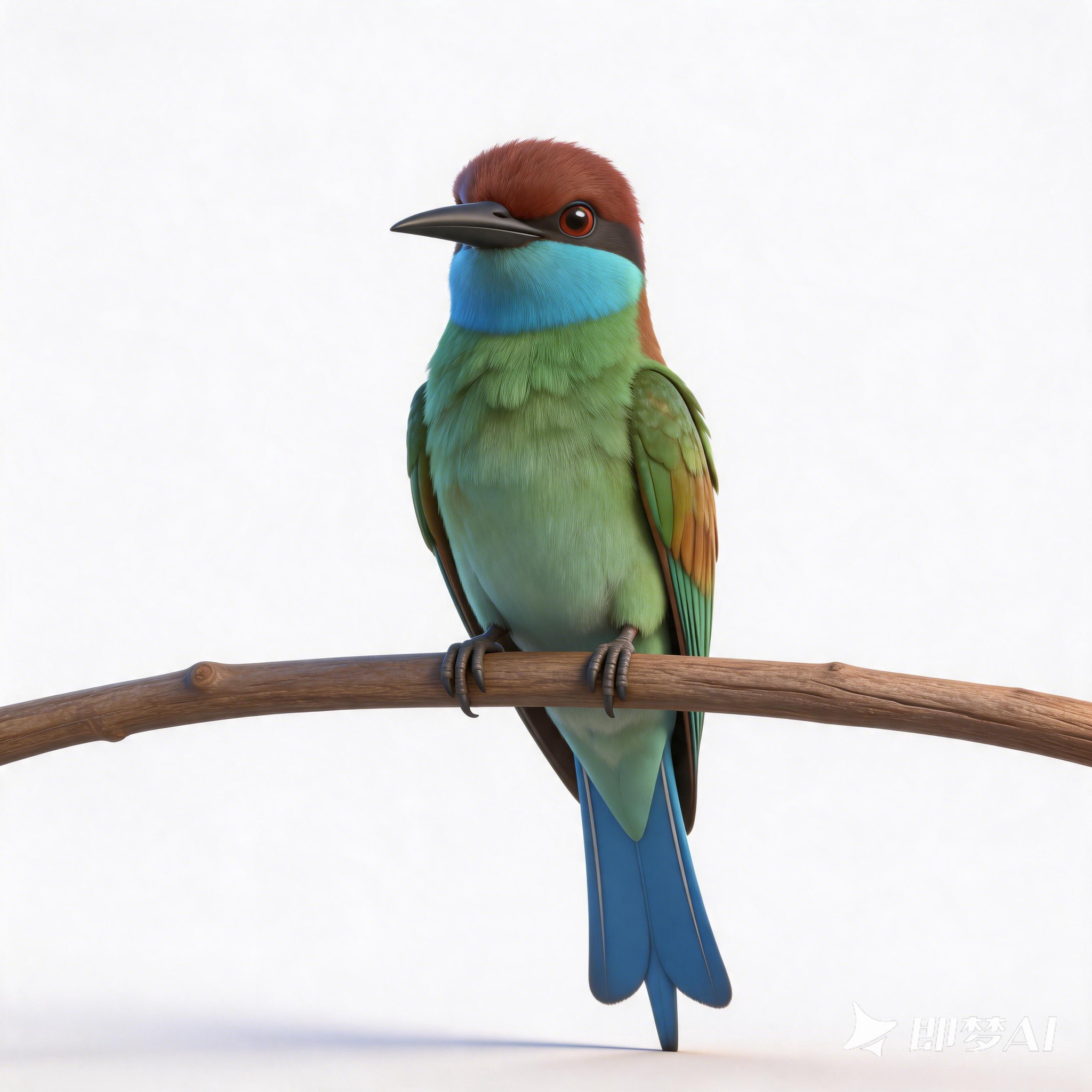 Blue-throated Bee-eater，
