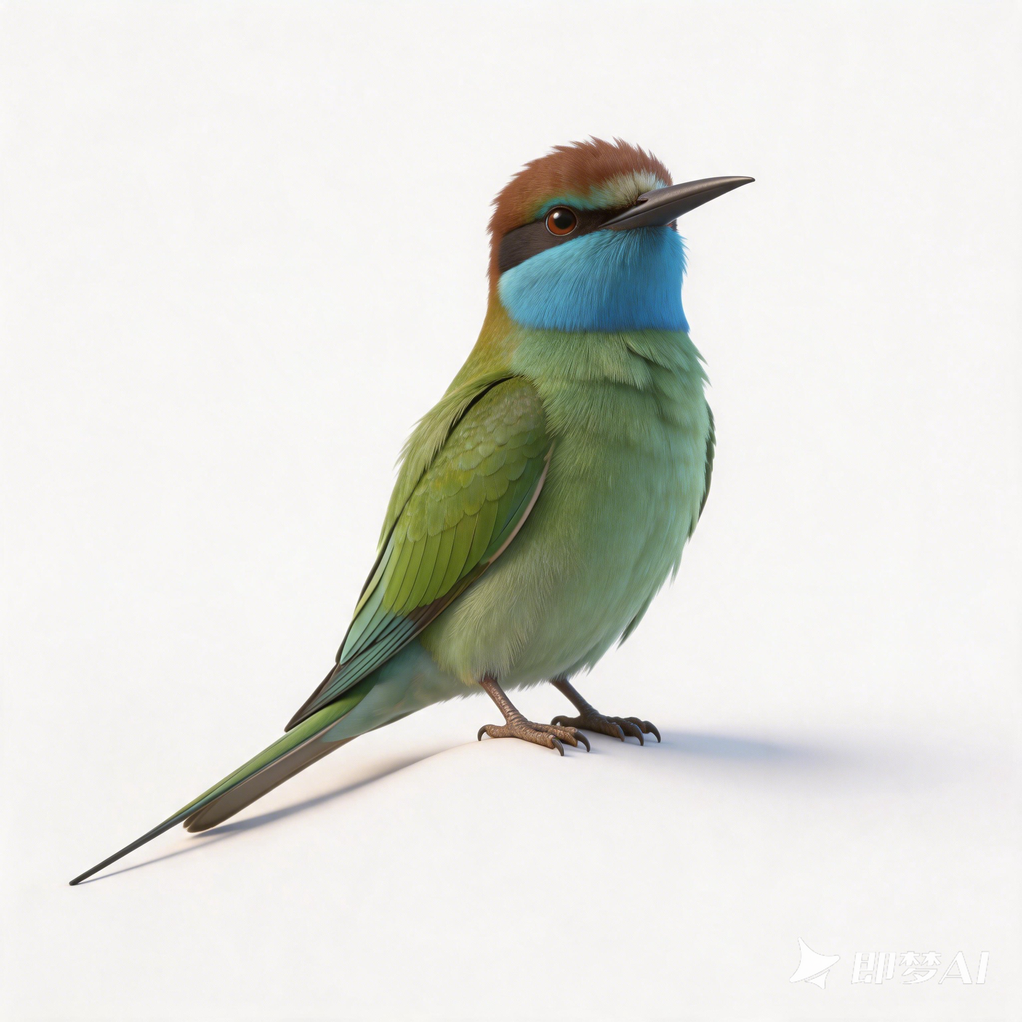 Blue-throated Bee-eater，