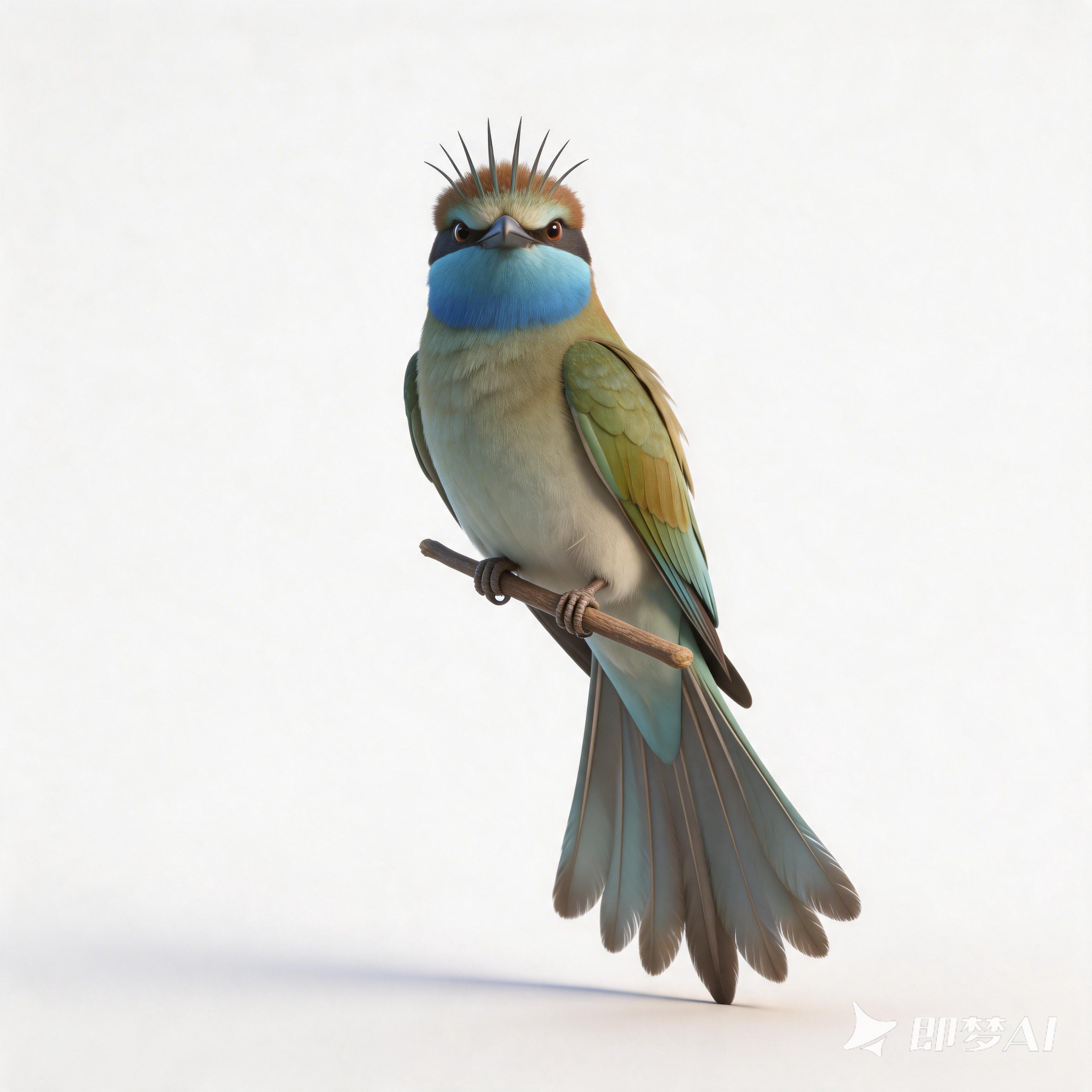 Blue-throated Bee-eater，