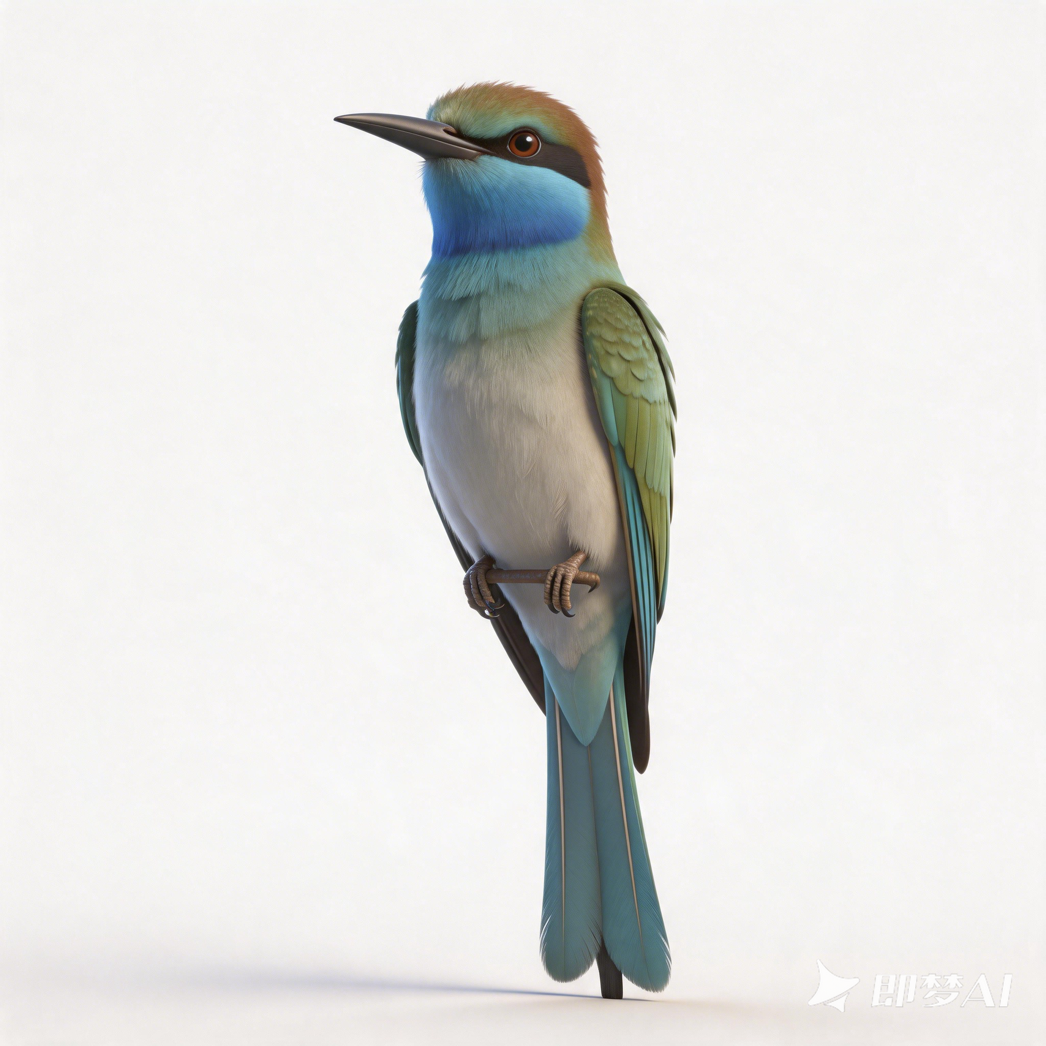 Blue-throated Bee-eater，