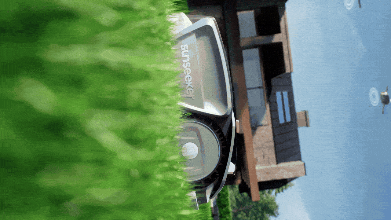 lawn mower，Courtyard cleaning，robot，cg，Product animation，three-dimensional，Sailor，